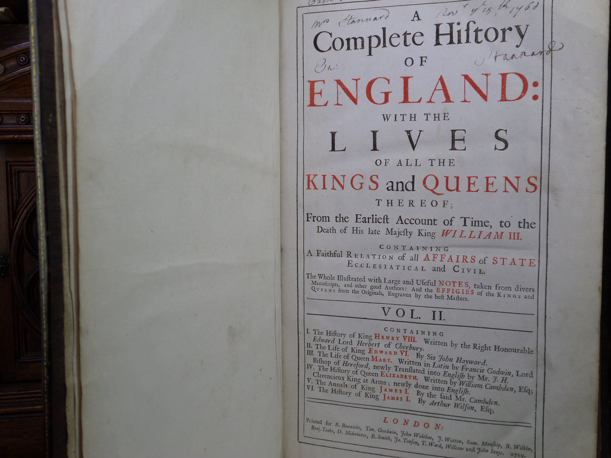 history of england book written by