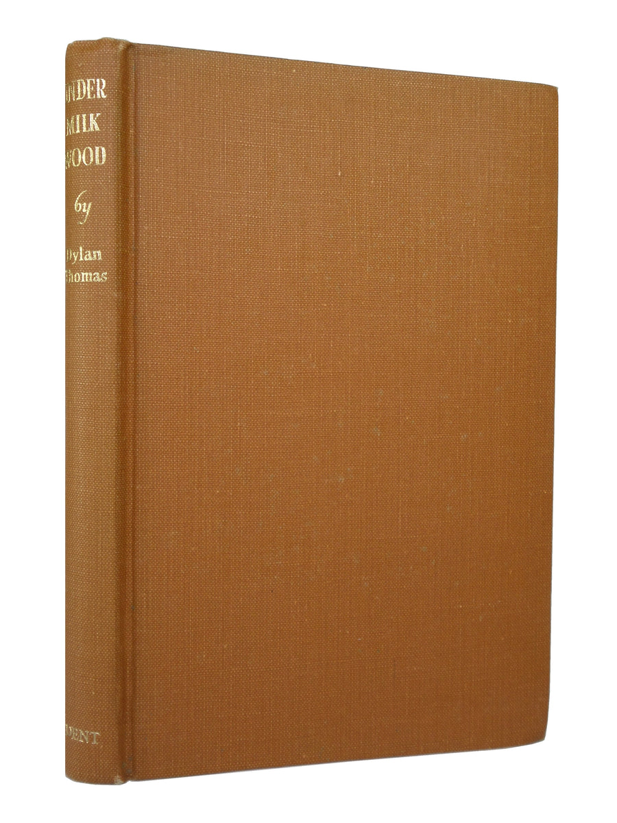 UNDER MILK WOOD BY DYLAN THOMAS 1954 FIRST EDITION – MFR Rare Books