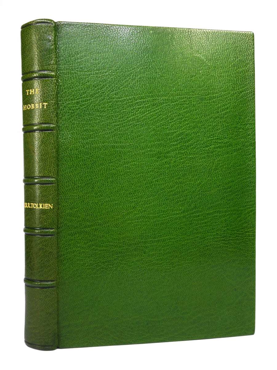 green hobbit farn THE HOBBIT BY J.R.R. TOLKIEN 1957 FINE LEATHER BINDING – MFR Rare Books