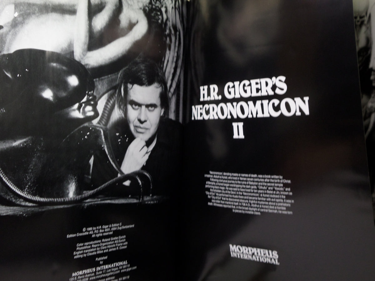 H.R. GIGER'S NECRONOMICON II 2005 HARDCOVER WITH DUST JACKET – MFR