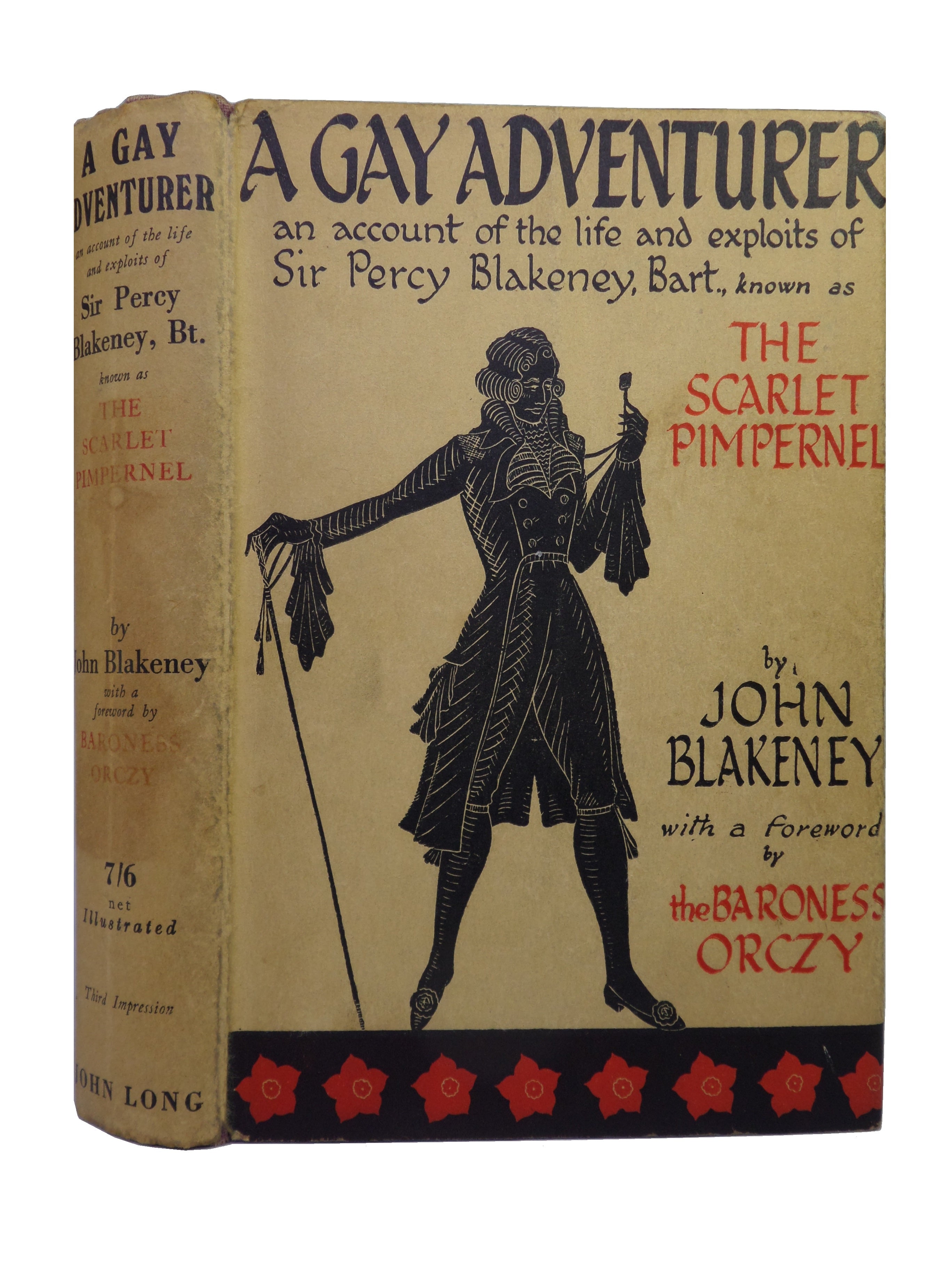 A GAY ADVENTURER [THE SCARLET PIMPERNEL] BY JOHN BLAKENEY 1935 FIRST EDITION