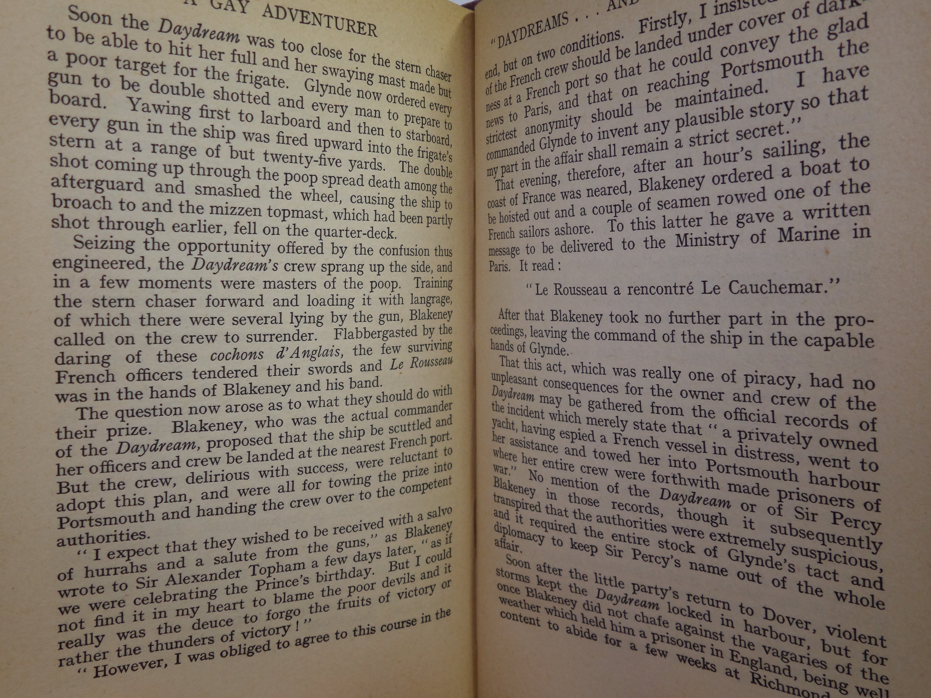 A GAY ADVENTURER [THE SCARLET PIMPERNEL] BY JOHN BLAKENEY 1935 FIRST EDITION