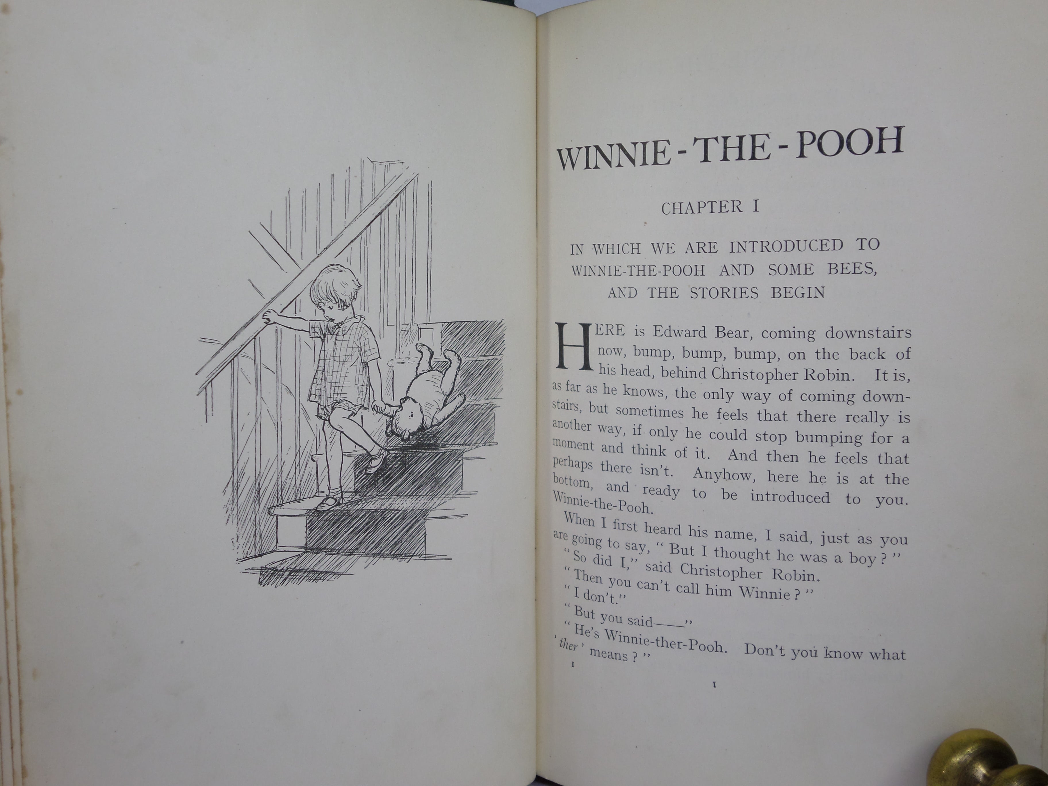 WINNIE-THE-POOH BY A. A. MILNE 1926 FIRST EDITION