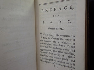 LETTERS OF THE RIGHT HONOURABLE LADY M---Y W----Y M----E BY LADY MARY WORTLEY MONTAGU 1763 THIRD EDITION IN THREE VOLUMES