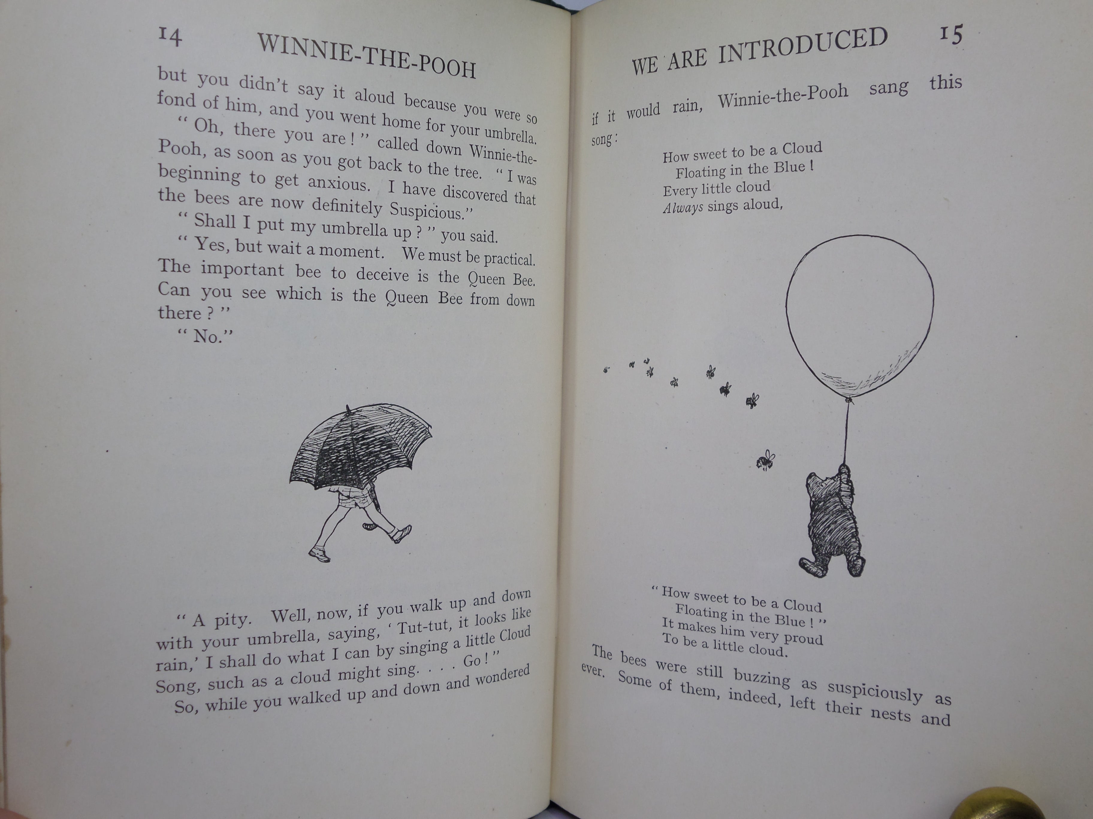 WINNIE-THE-POOH BY A. A. MILNE 1926 FIRST EDITION