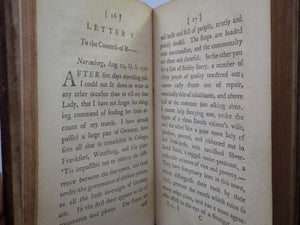 LETTERS OF THE RIGHT HONOURABLE LADY M---Y W----Y M----E BY LADY MARY WORTLEY MONTAGU 1763 THIRD EDITION IN THREE VOLUMES