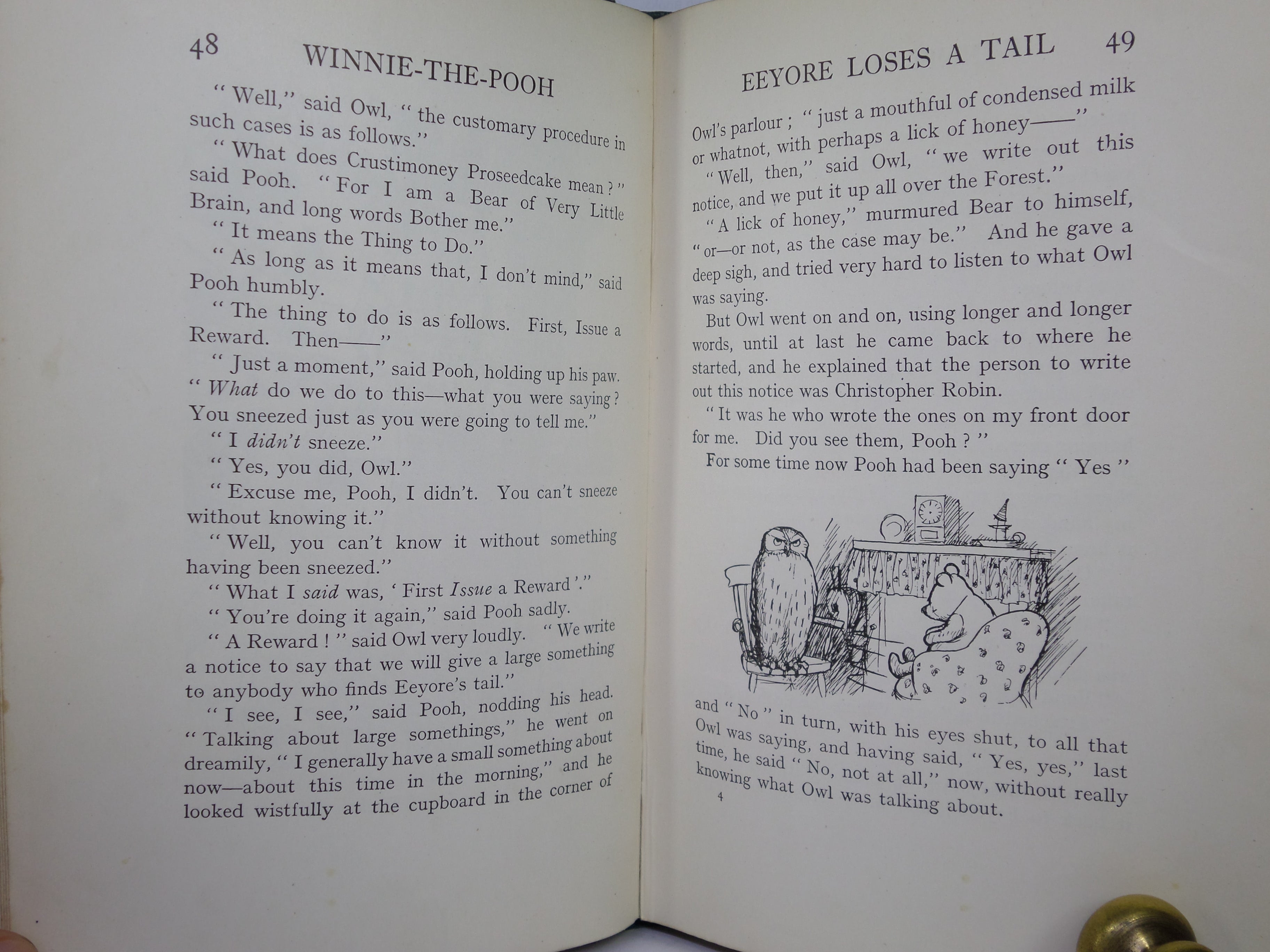 WINNIE-THE-POOH BY A. A. MILNE 1926 FIRST EDITION