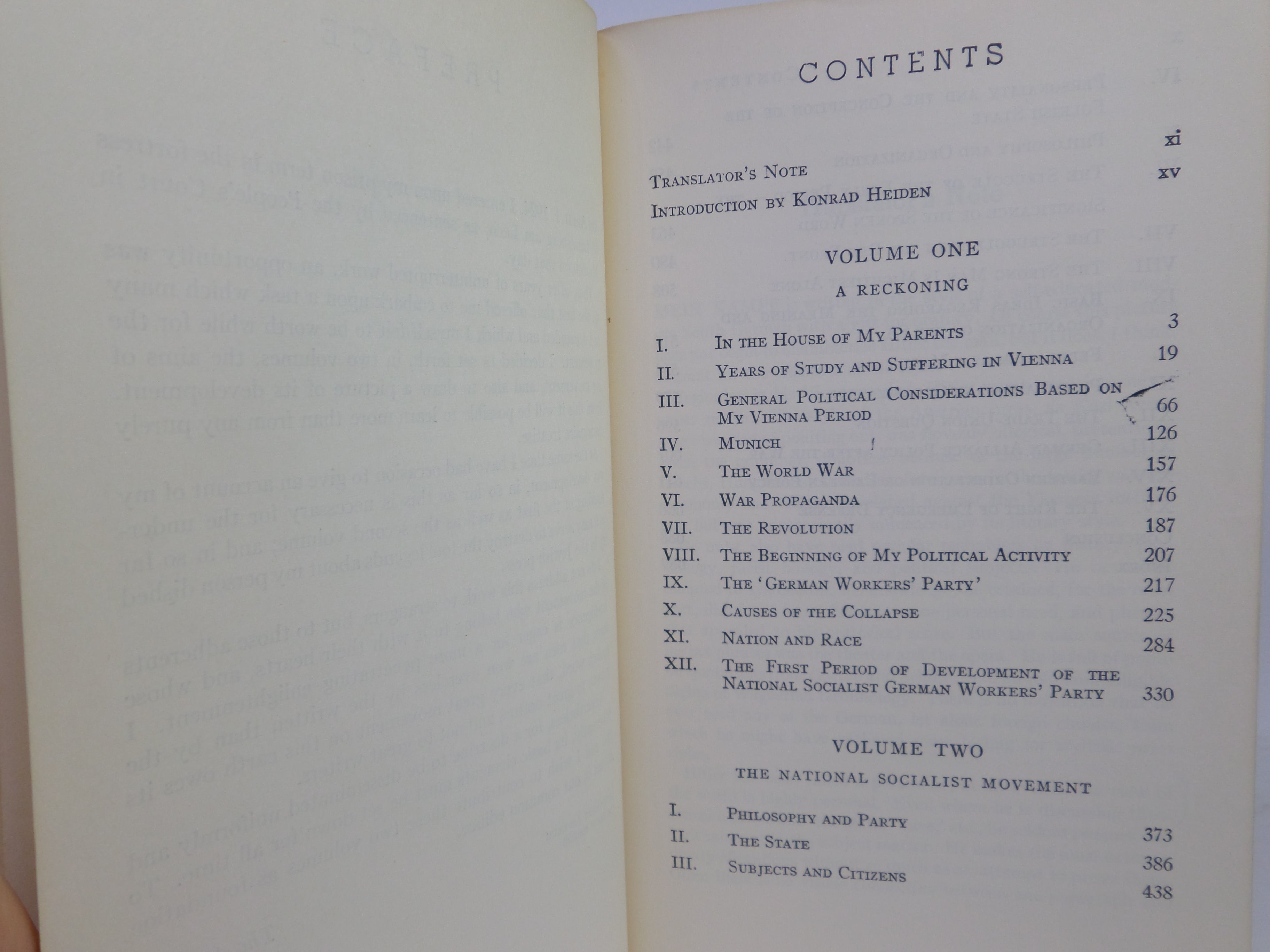 MEIN KAMPF BY ADOLF HITLER 1971 PAPERBACK SENTRY EDITION