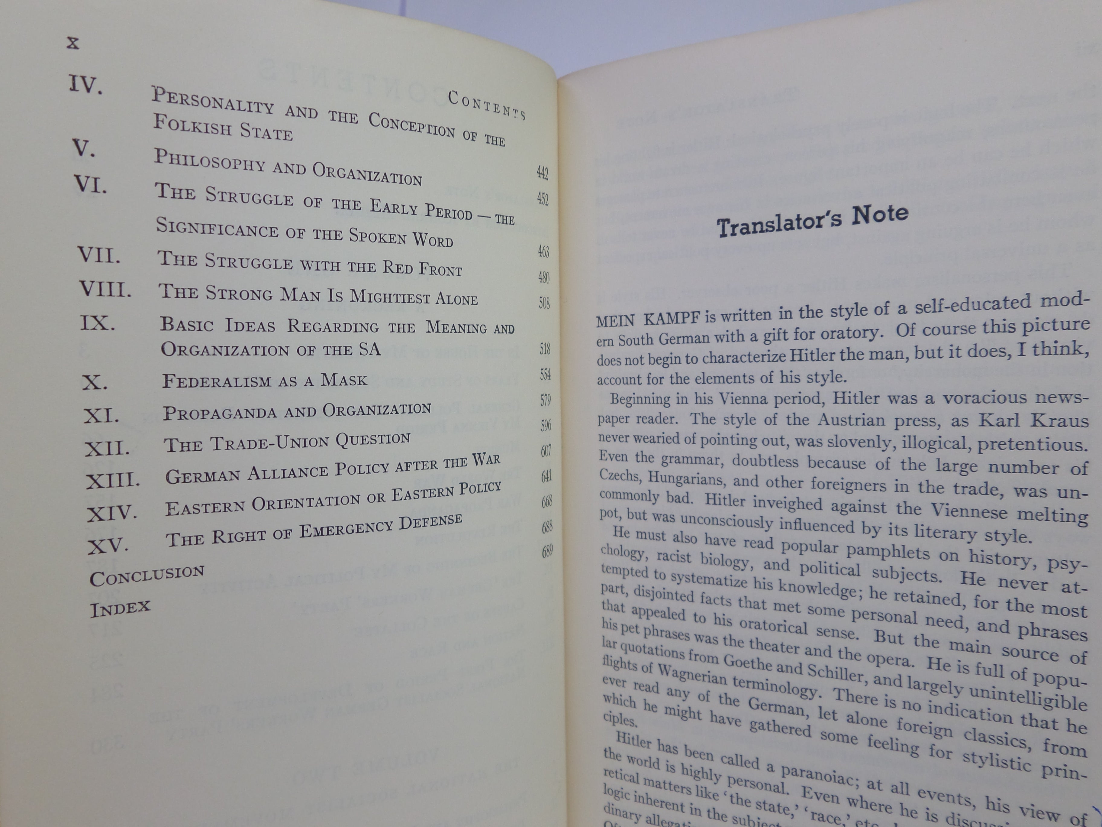 MEIN KAMPF BY ADOLF HITLER 1971 PAPERBACK SENTRY EDITION