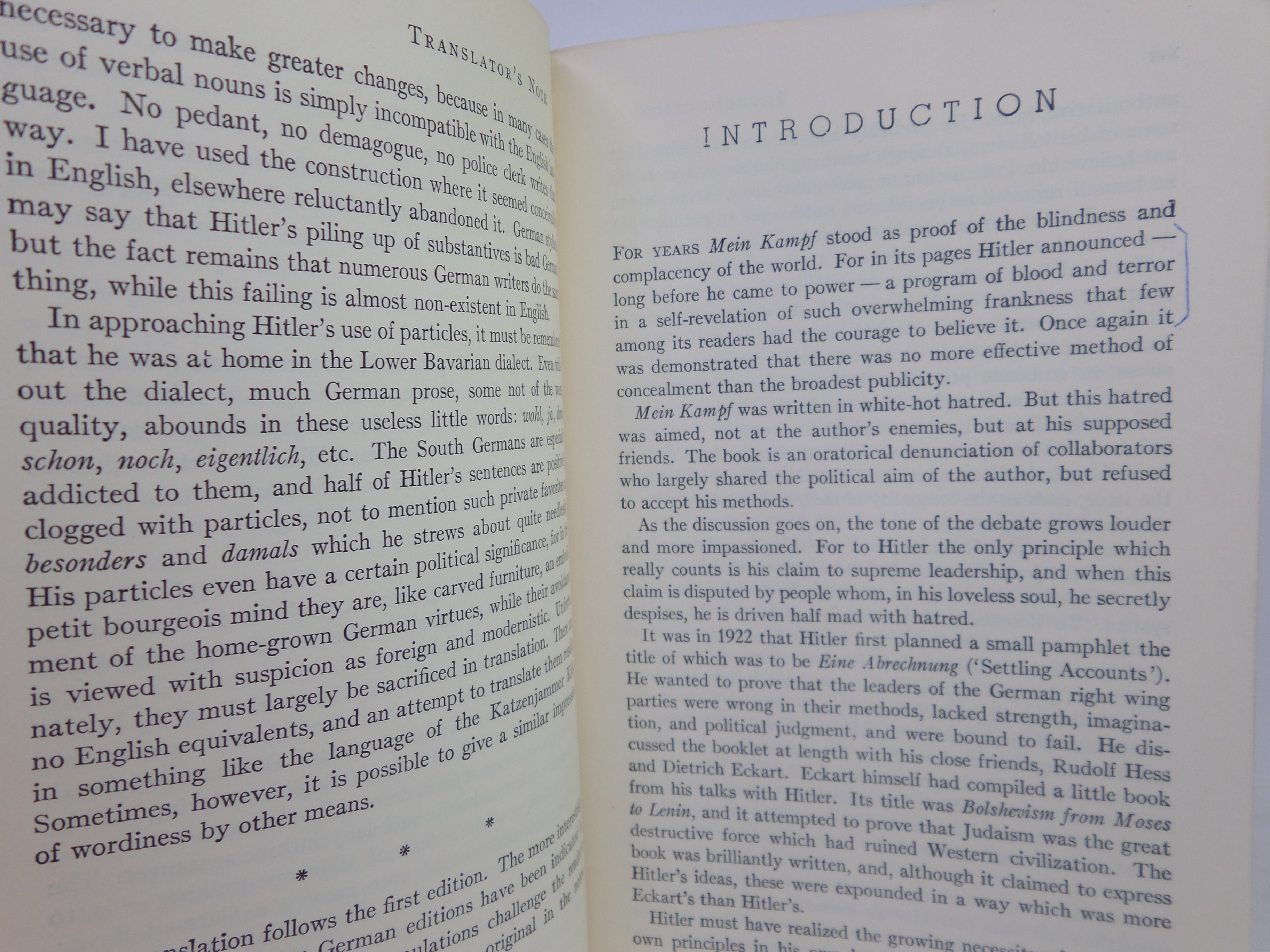 MEIN KAMPF BY ADOLF HITLER 1971 PAPERBACK SENTRY EDITION