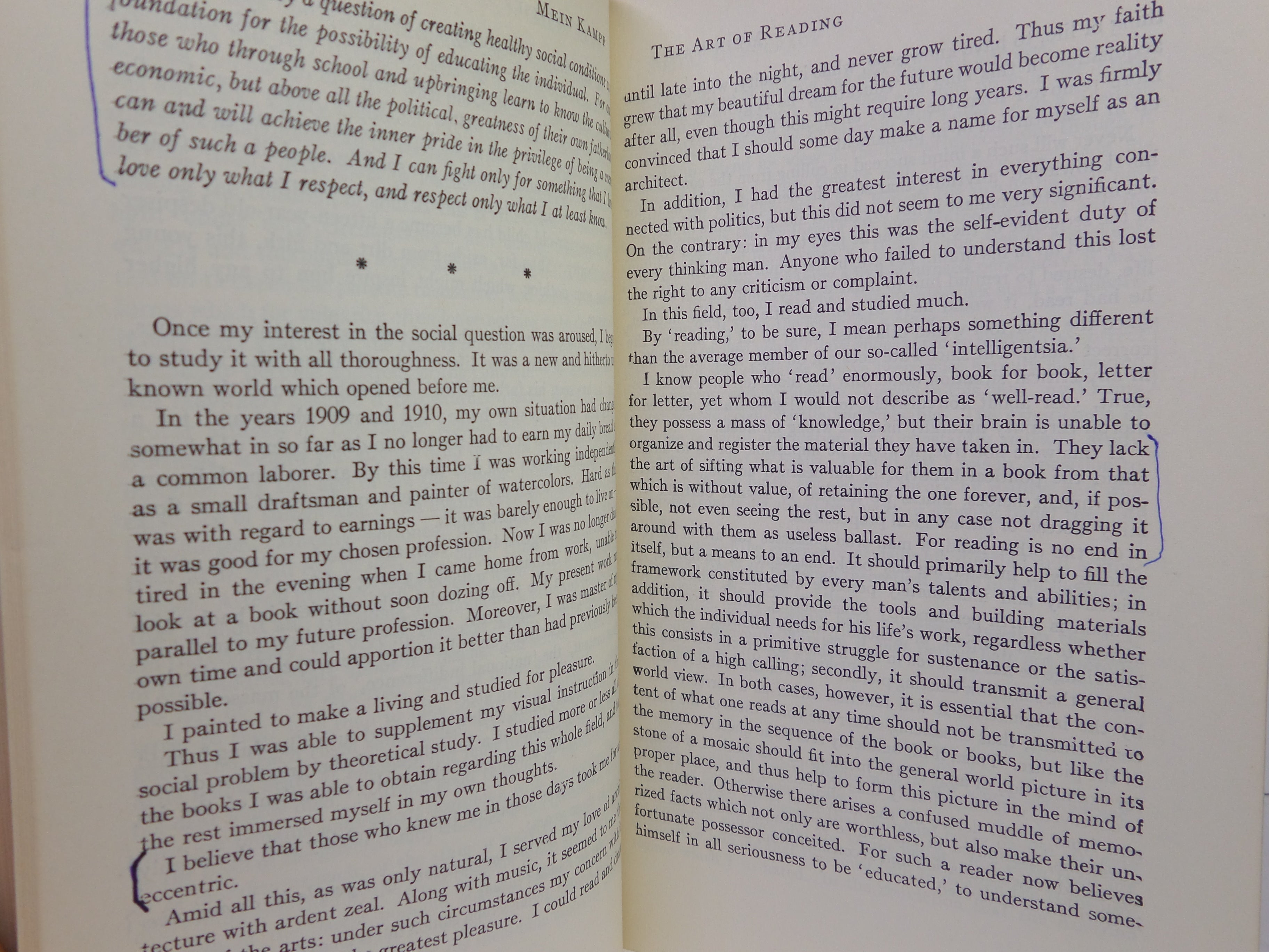 MEIN KAMPF BY ADOLF HITLER 1971 PAPERBACK SENTRY EDITION