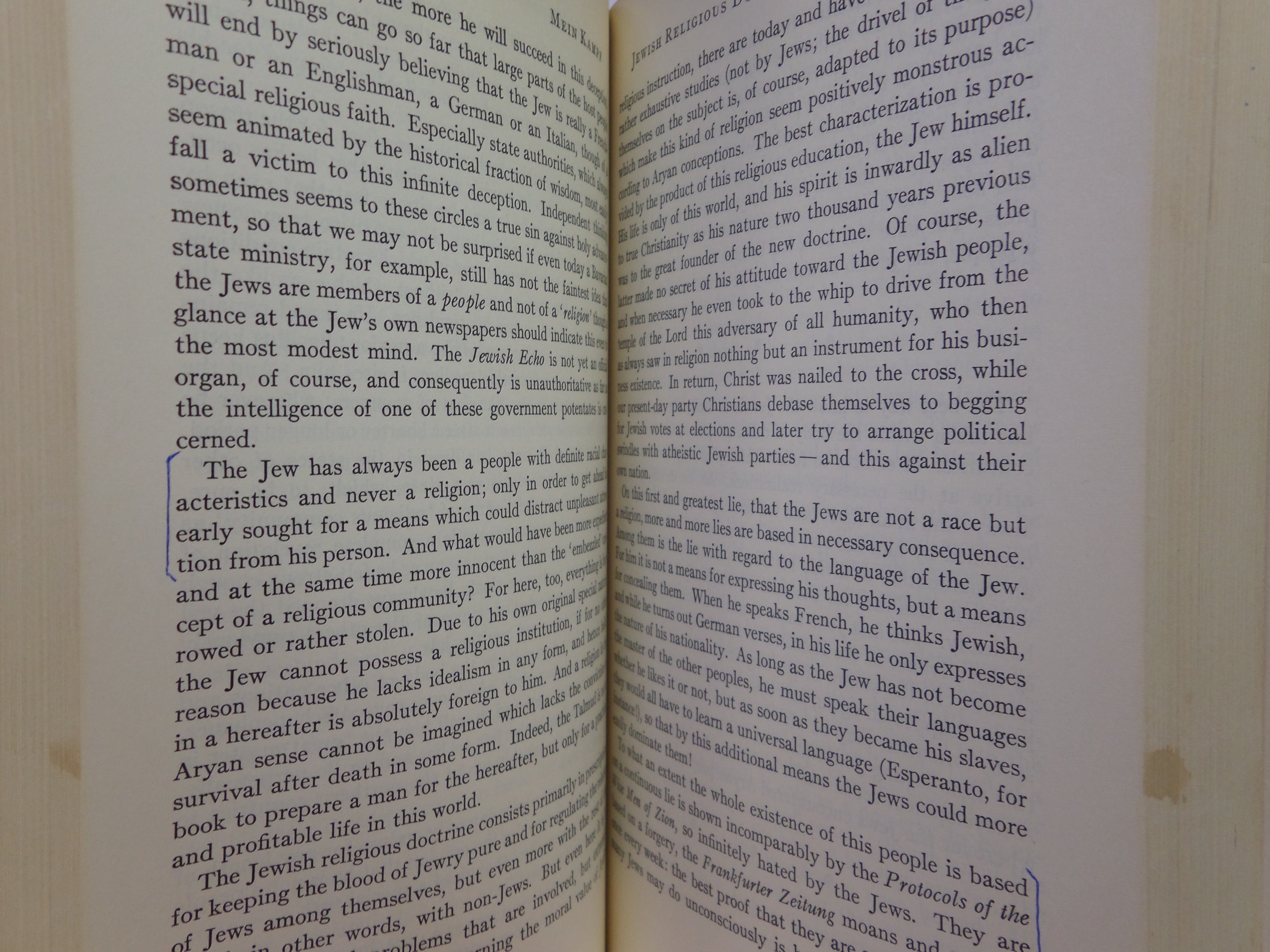 MEIN KAMPF BY ADOLF HITLER 1971 PAPERBACK SENTRY EDITION