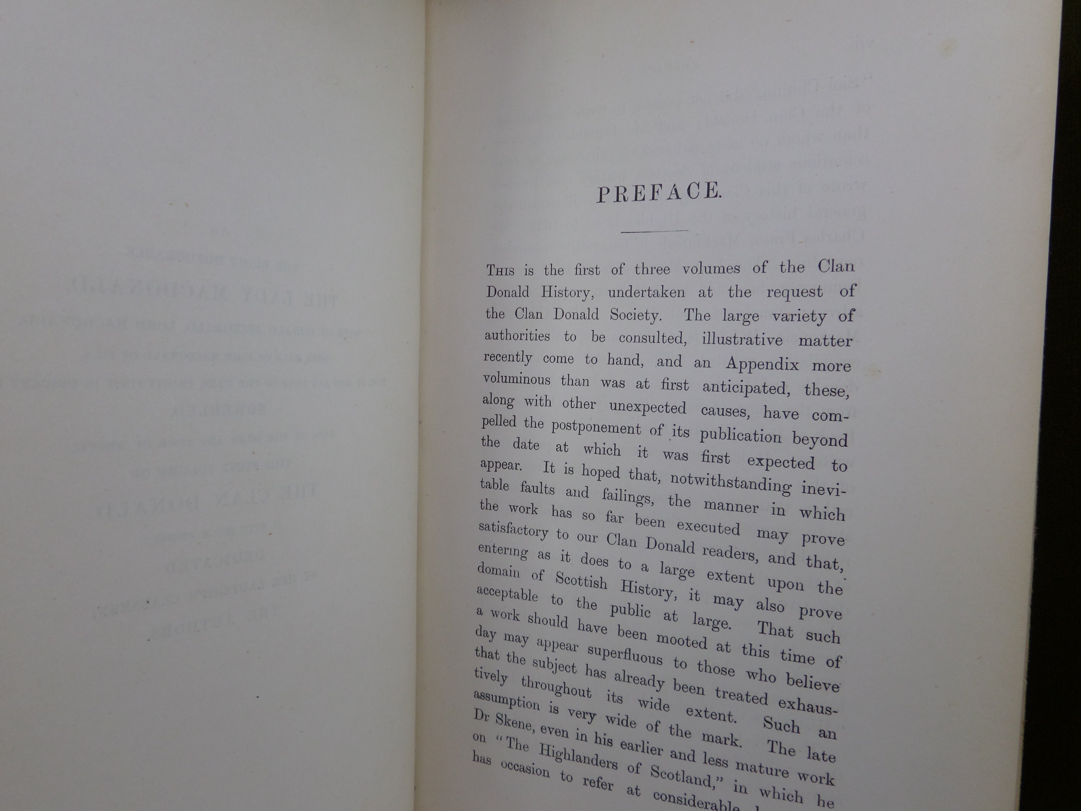 THE CLAN DONALD BY A. MACDONALD 1896-1904 FIRST EDITION IN THREE VOLUMES