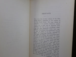 THE CLAN DONALD BY A. MACDONALD 1896-1904 FIRST EDITION IN THREE VOLUMES