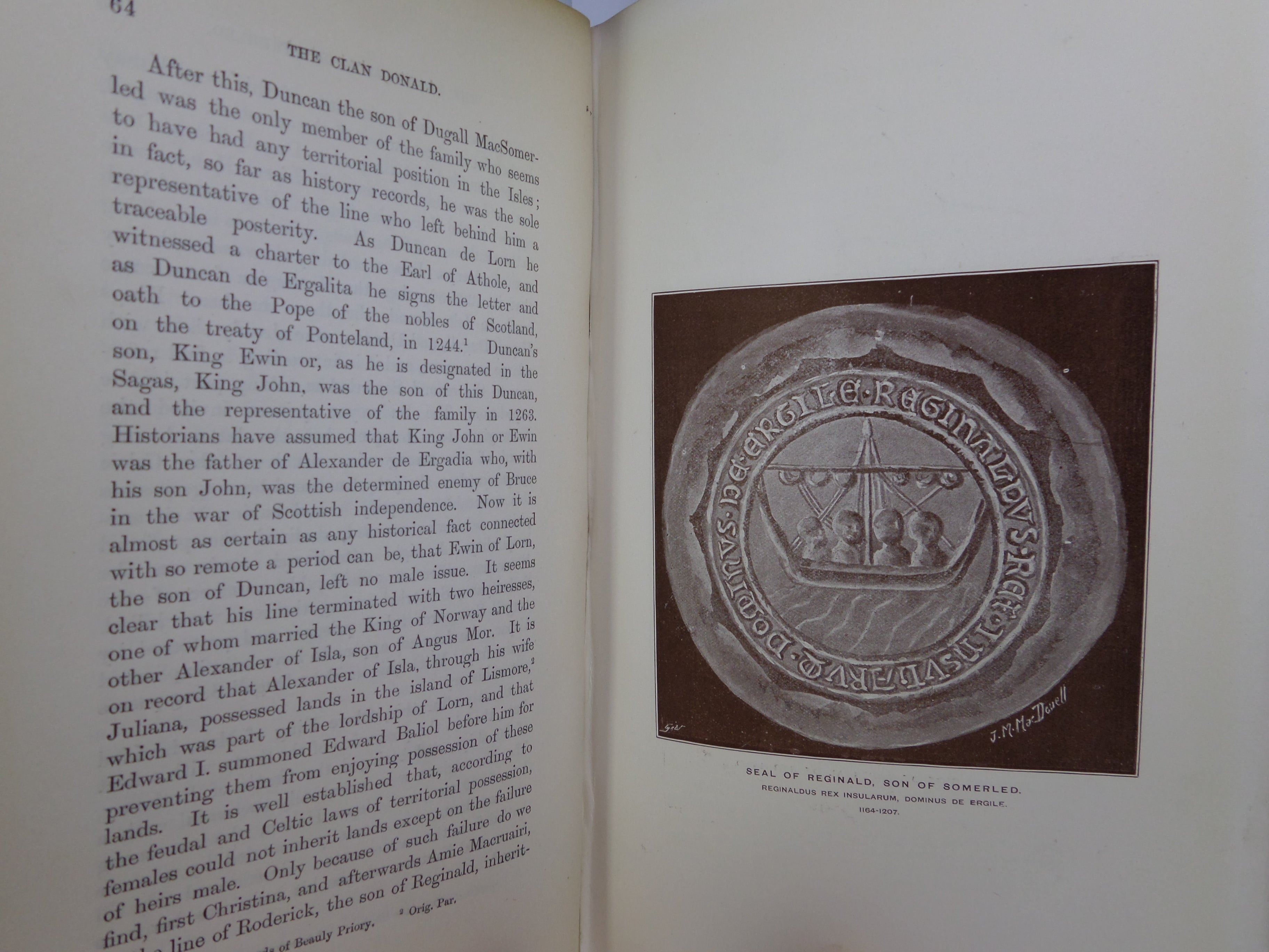 THE CLAN DONALD BY A. MACDONALD 1896-1904 FIRST EDITION IN THREE VOLUMES