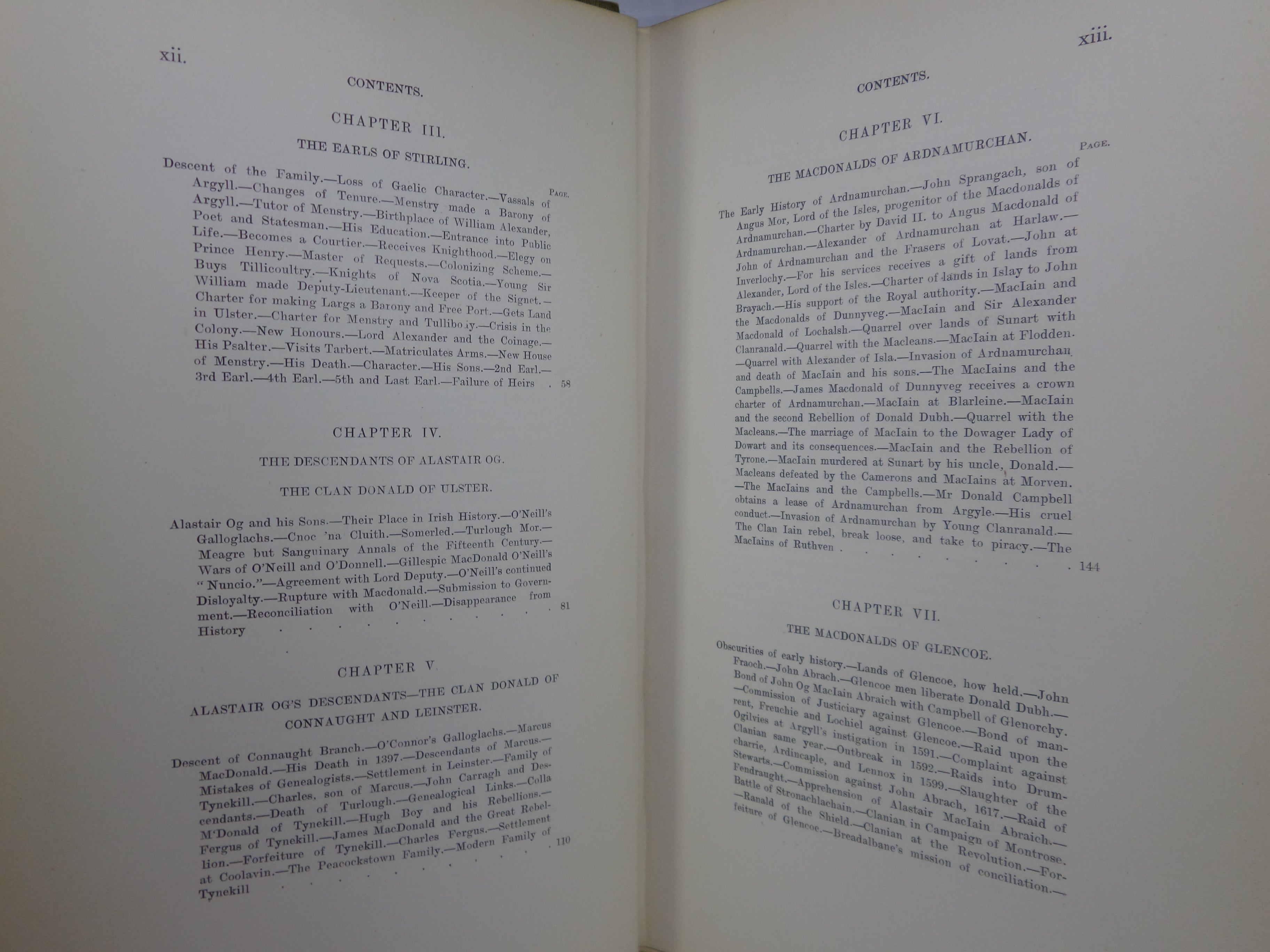 THE CLAN DONALD BY A. MACDONALD 1896-1904 FIRST EDITION IN THREE VOLUMES