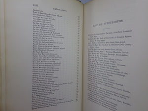 THE CLAN DONALD BY A. MACDONALD 1896-1904 FIRST EDITION IN THREE VOLUMES