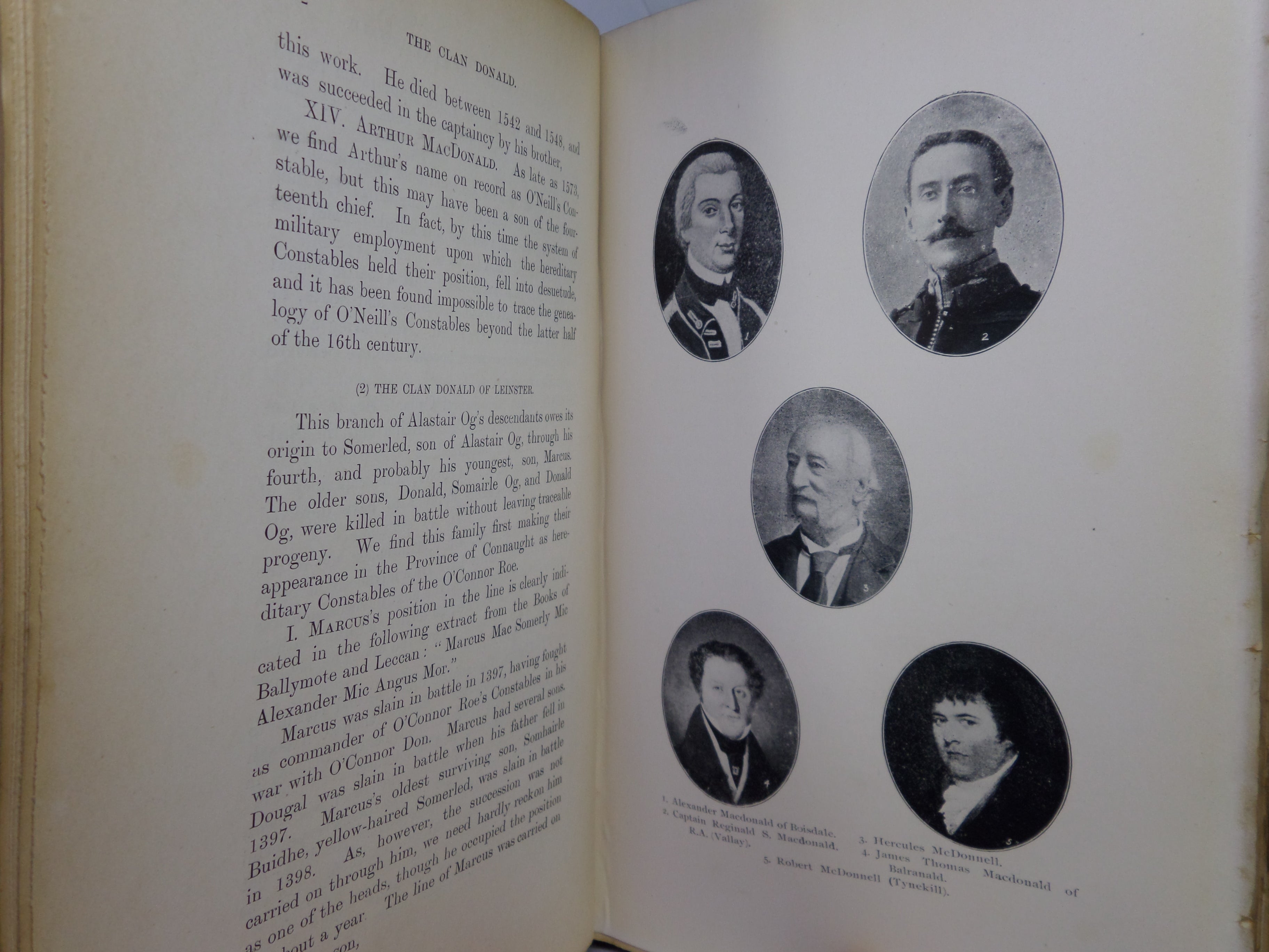 THE CLAN DONALD BY A. MACDONALD 1896-1904 FIRST EDITION IN THREE VOLUMES