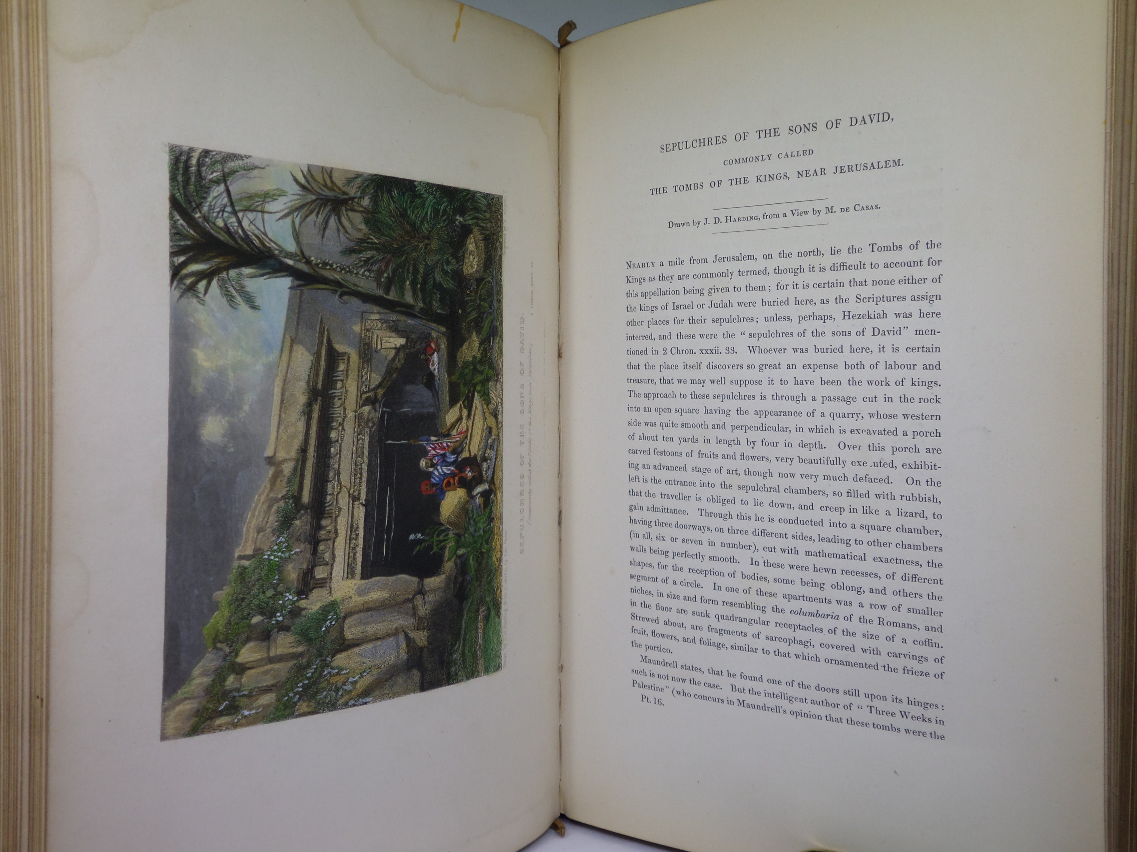 LANDSCAPE ILLUSTRATIONS OF THE BIBLE BY THE REV THOMAS HARTWELL HORNE 1836 FIRST EDITION