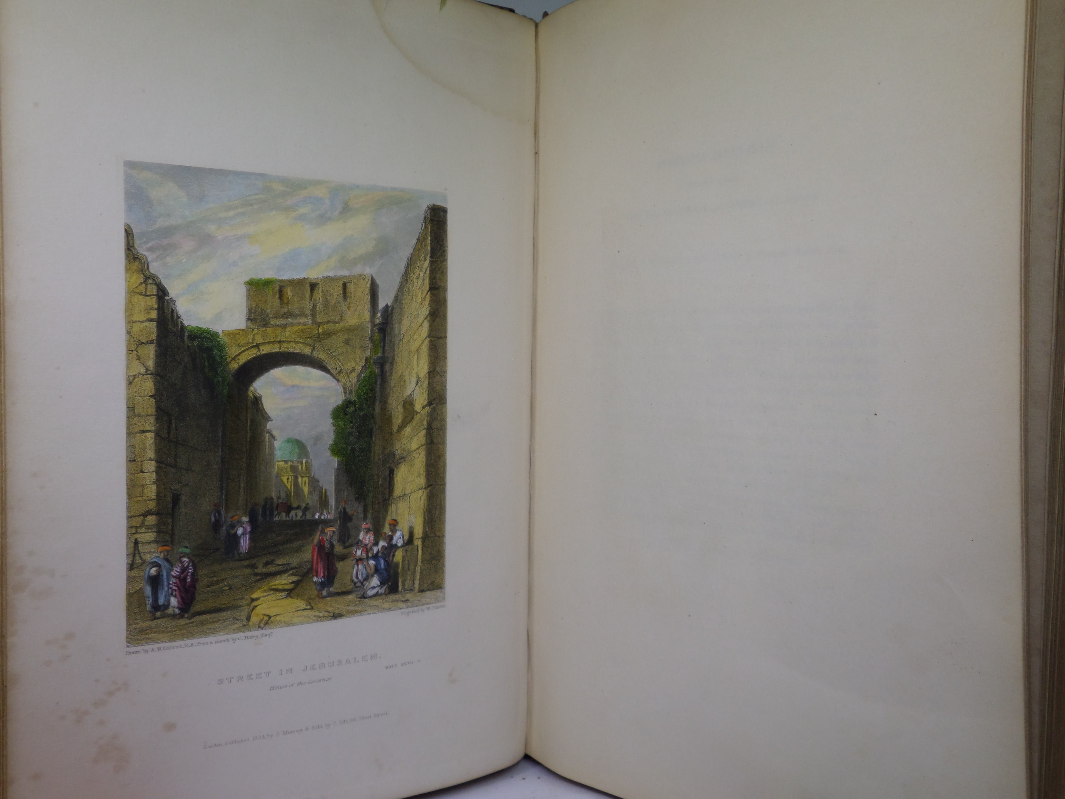 LANDSCAPE ILLUSTRATIONS OF THE BIBLE BY THE REV THOMAS HARTWELL HORNE 1836 FIRST EDITION