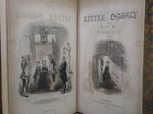 LITTLE DORRIT BY CHARLES DICKENS 1857 FIRST EDITION, FINE BINDING