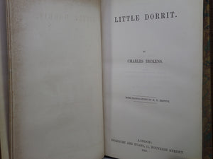 LITTLE DORRIT BY CHARLES DICKENS 1857 FIRST EDITION, FINE BINDING