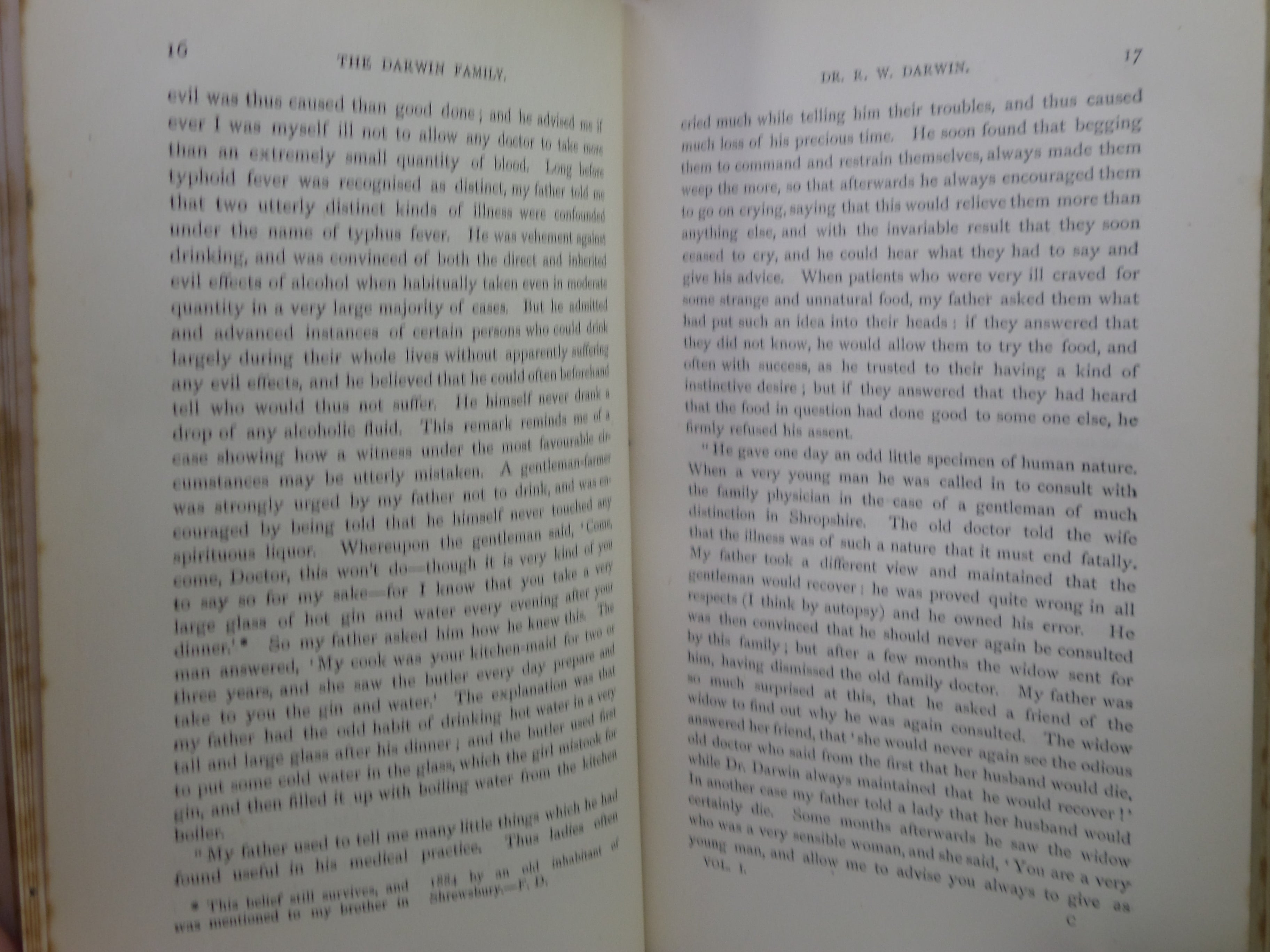 THE LIFE AND LETTERS OF CHARLES DARWIN 1887 FIRST EDITION