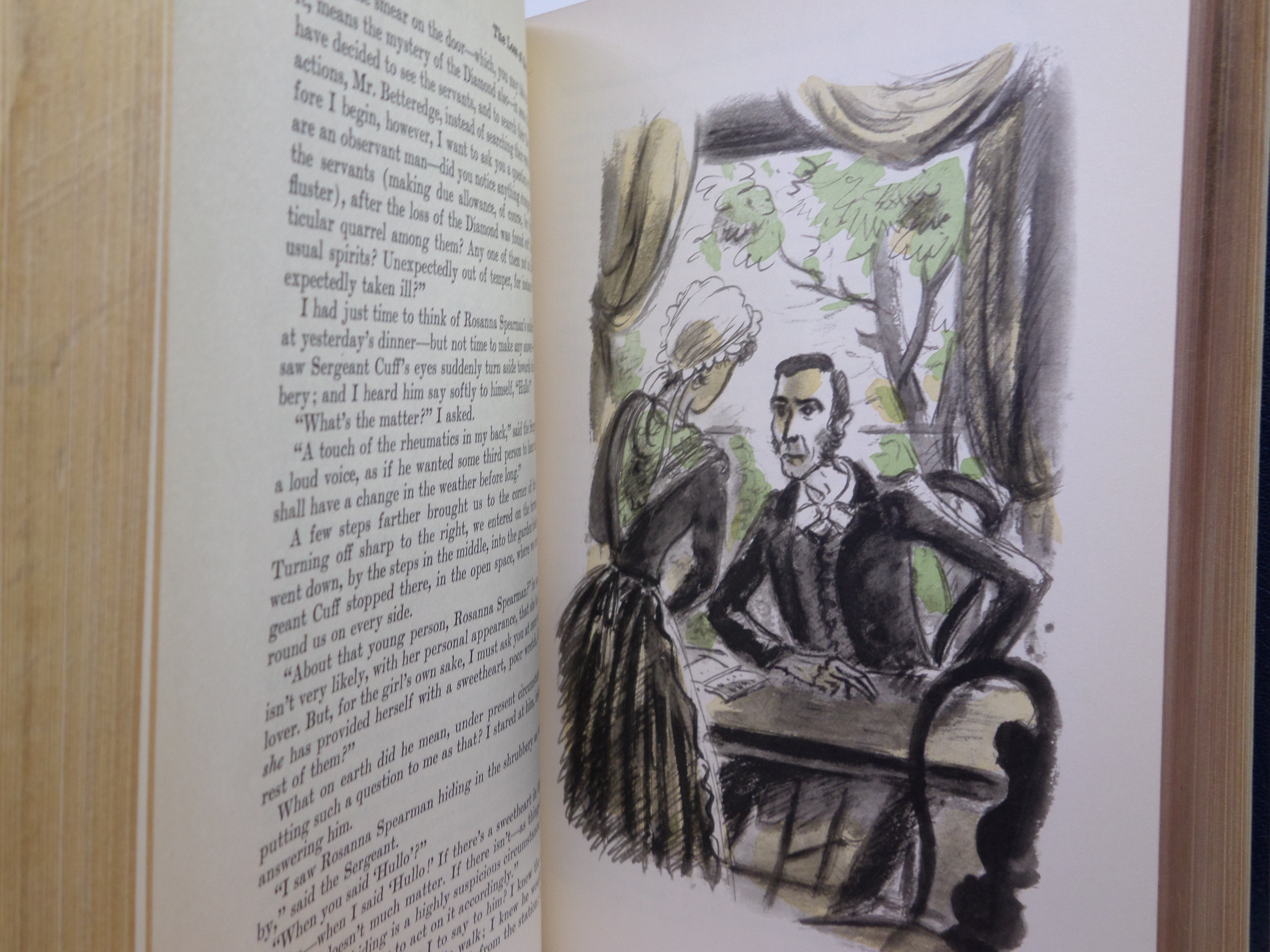 THE MOONSTONE BY WILKIE COLLINS 1959 ILLUSTRATED BY DIGNIMONT, BAYNTUN BINDING