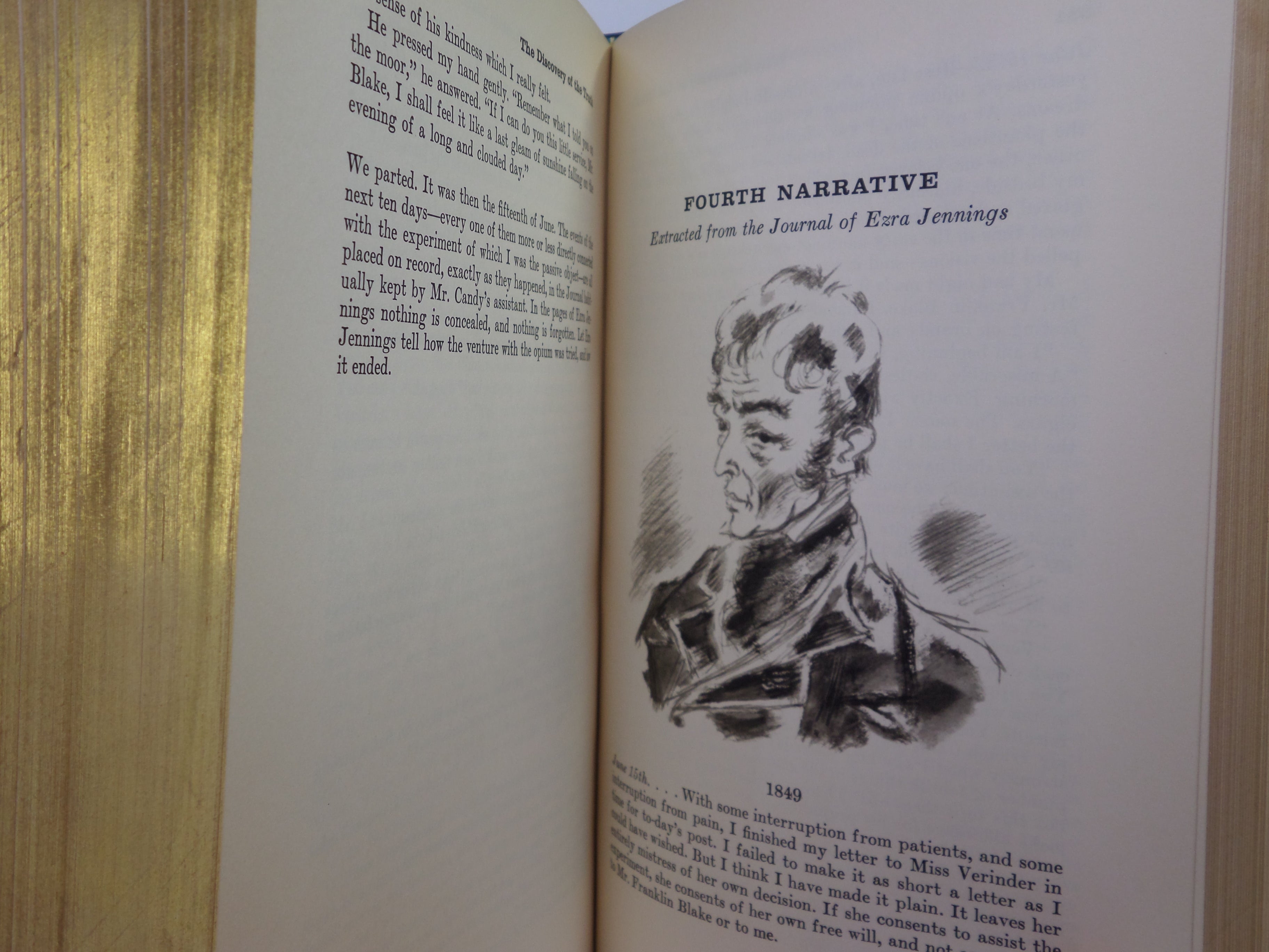THE MOONSTONE BY WILKIE COLLINS 1959 ILLUSTRATED BY DIGNIMONT, BAYNTUN BINDING