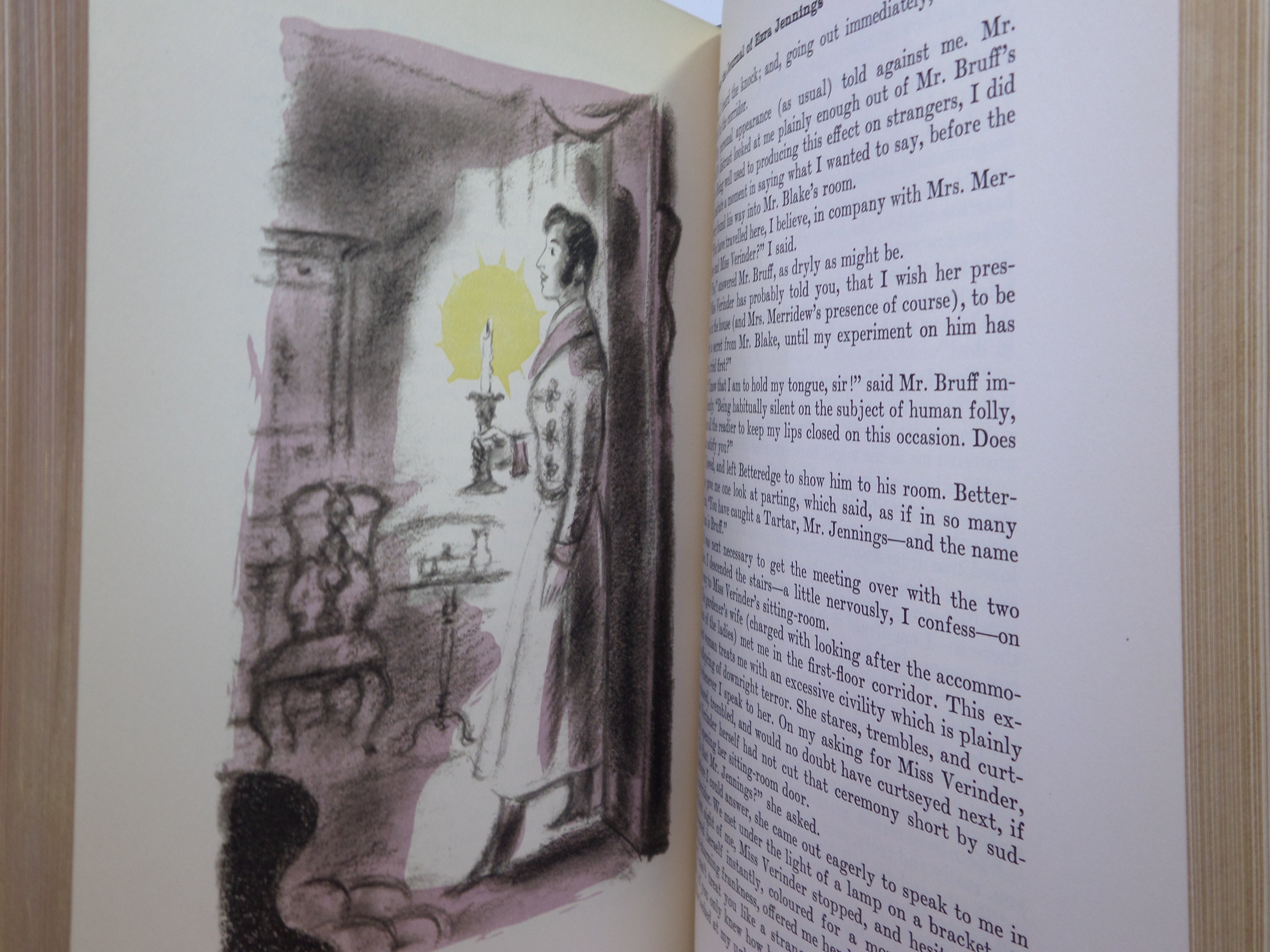 THE MOONSTONE BY WILKIE COLLINS 1959 ILLUSTRATED BY DIGNIMONT, BAYNTUN BINDING