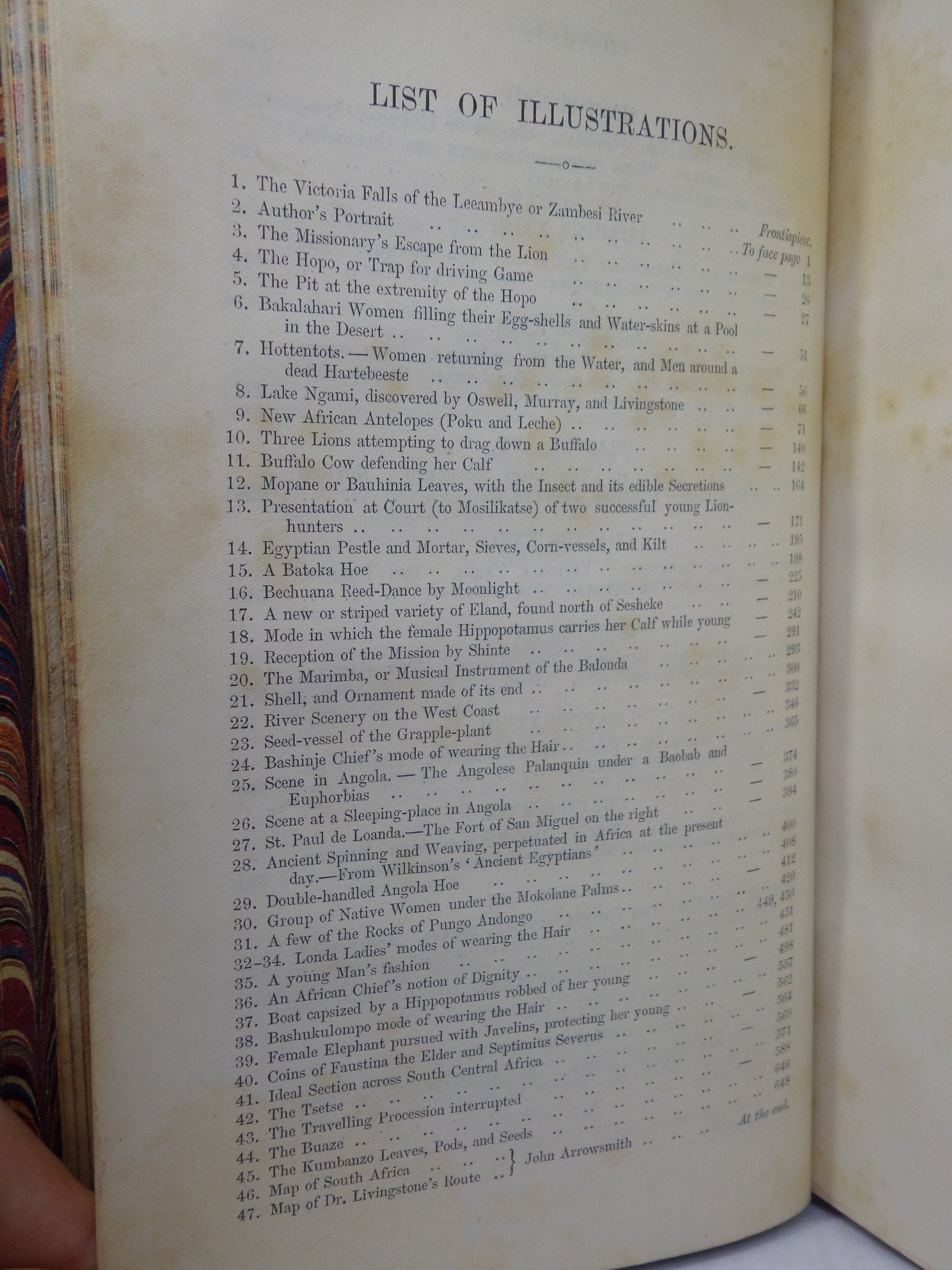 MISSIONARY TRAVELS AND RESEARCHES IN SOUTH AFRICA 1857 DAVID LIVINGSTONE 1ST ED.