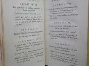 [SLAVERY - WEST INDIES] SERMONS ON SEVERAL SUBJECTS 1783 BEILBY PORTEUS FIRST EDITION