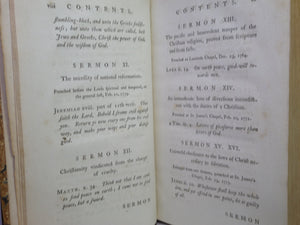 [SLAVERY - WEST INDIES] SERMONS ON SEVERAL SUBJECTS 1783 BEILBY PORTEUS FIRST EDITION