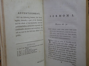 [SLAVERY - WEST INDIES] SERMONS ON SEVERAL SUBJECTS 1783 BEILBY PORTEUS FIRST EDITION