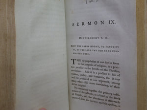 [SLAVERY - WEST INDIES] SERMONS ON SEVERAL SUBJECTS 1783 BEILBY PORTEUS FIRST EDITION