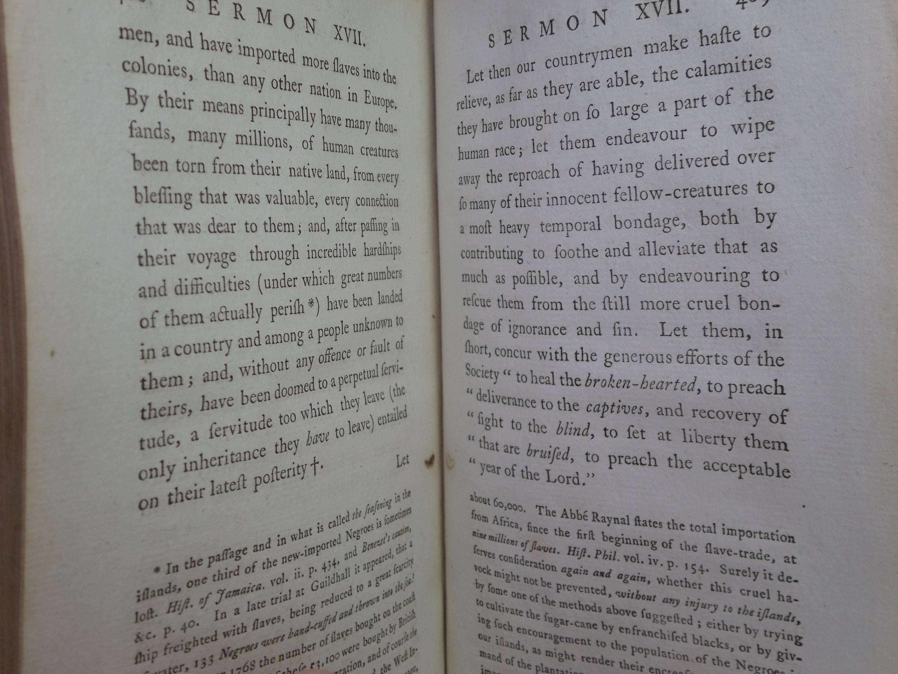 [SLAVERY - WEST INDIES] SERMONS ON SEVERAL SUBJECTS 1783 BEILBY PORTEUS FIRST EDITION