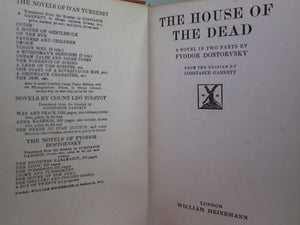 THE NOVELS OF FYODOR DOSTOEVSKY VOLUMES 1-11 TRANS. BY CONSTANCE GARNETT 1915-23