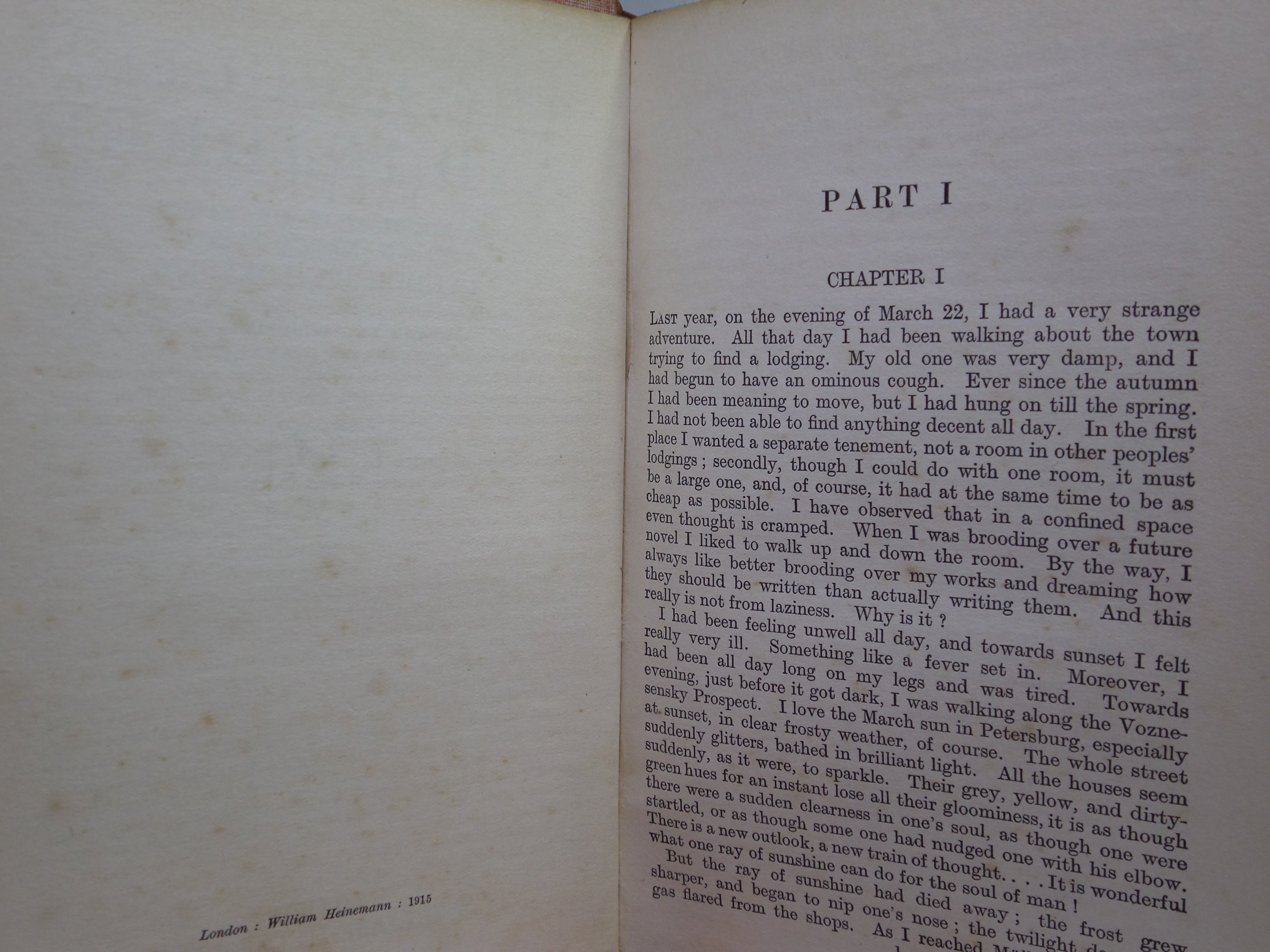 THE NOVELS OF FYODOR DOSTOEVSKY VOLUMES 1-11 TRANS. BY CONSTANCE GARNETT 1915-23