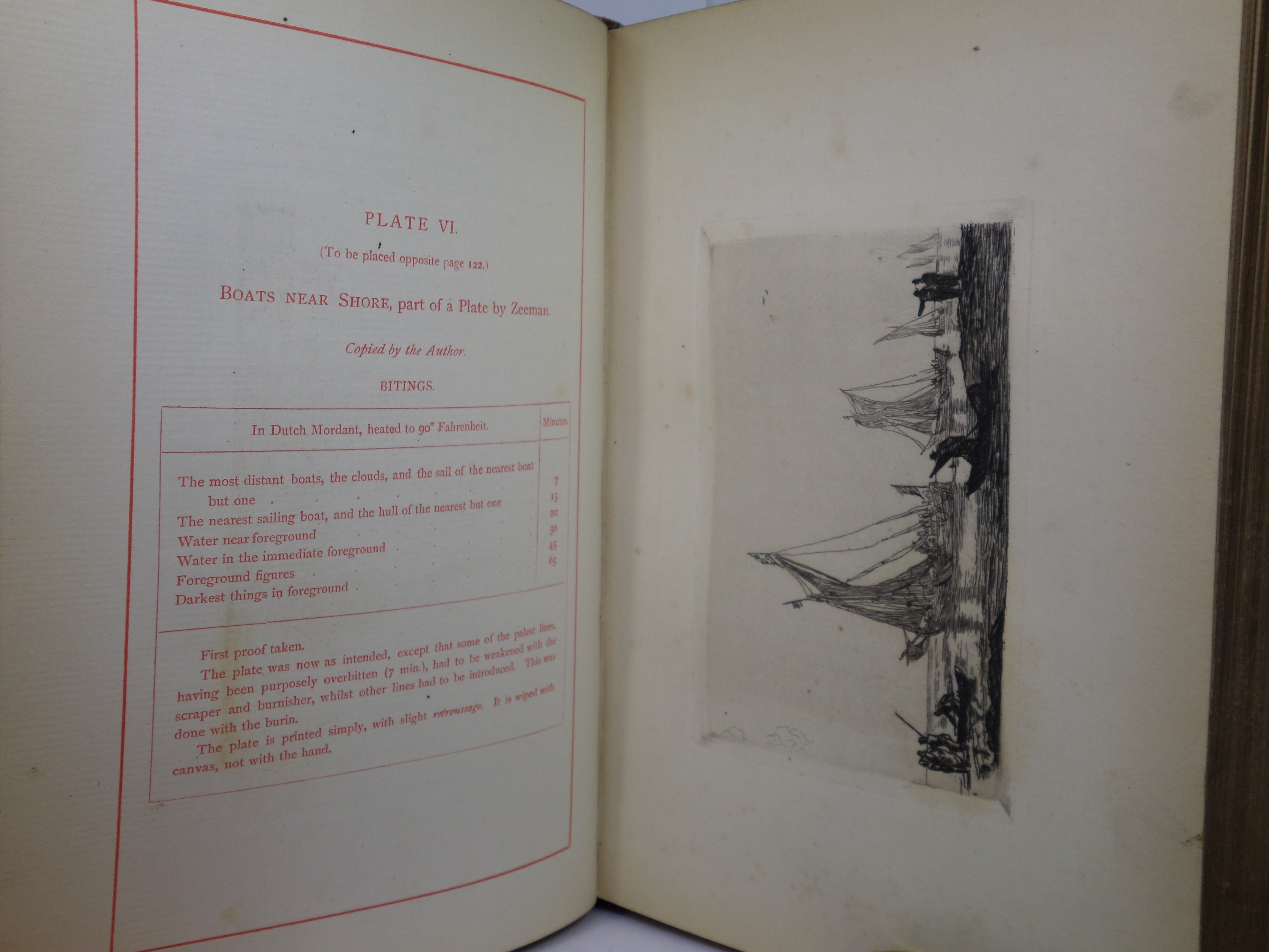 ETCHING & ETCHERS BY PHILIP GILBERT HAMERTON 1876 LEATHER BOUND