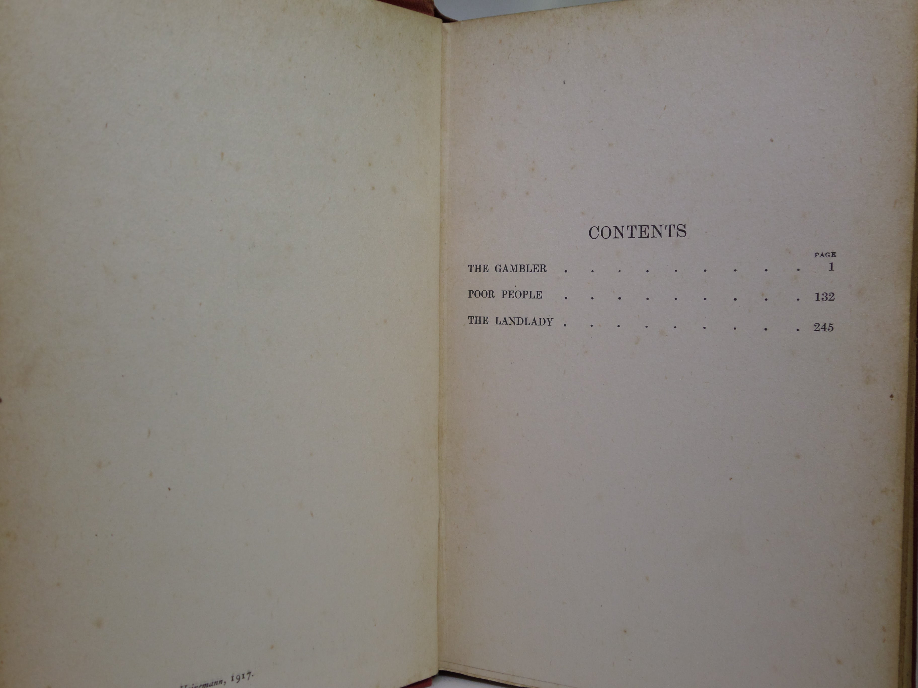 THE NOVELS OF FYODOR DOSTOEVSKY VOLUMES 1-11 TRANS. BY CONSTANCE GARNETT 1915-23