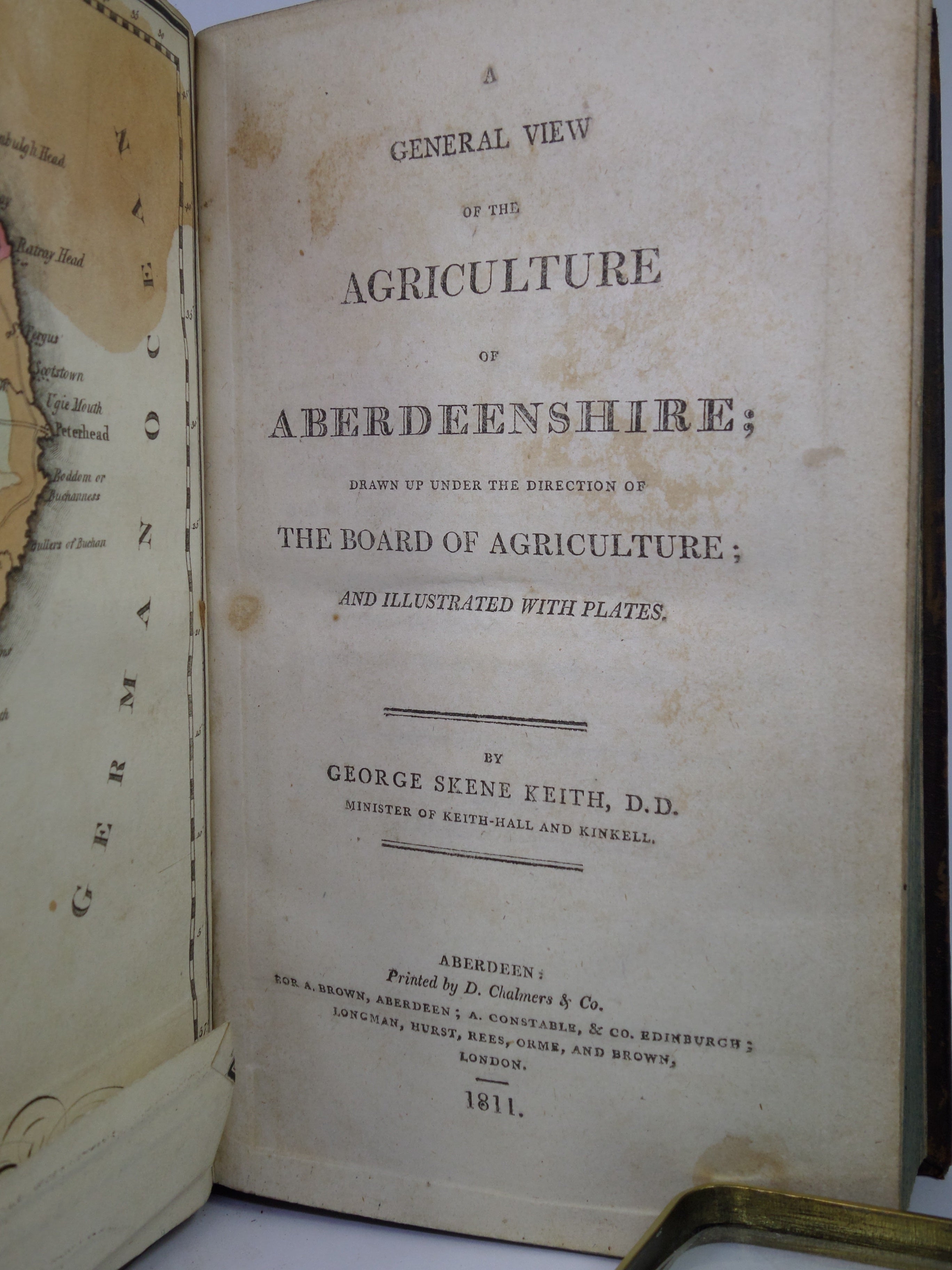 A GENERAL VIEW OF AGRICULTURE OF ABERDEENSHIRE BY GEORGE SKENE KEITH 1811 FIRST EDITION