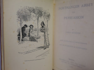 NORTHANGER ABBEY AND PERSUASION BY JANE AUSTEN 1906 HUGH THOMSON ILLUSTRATIONS