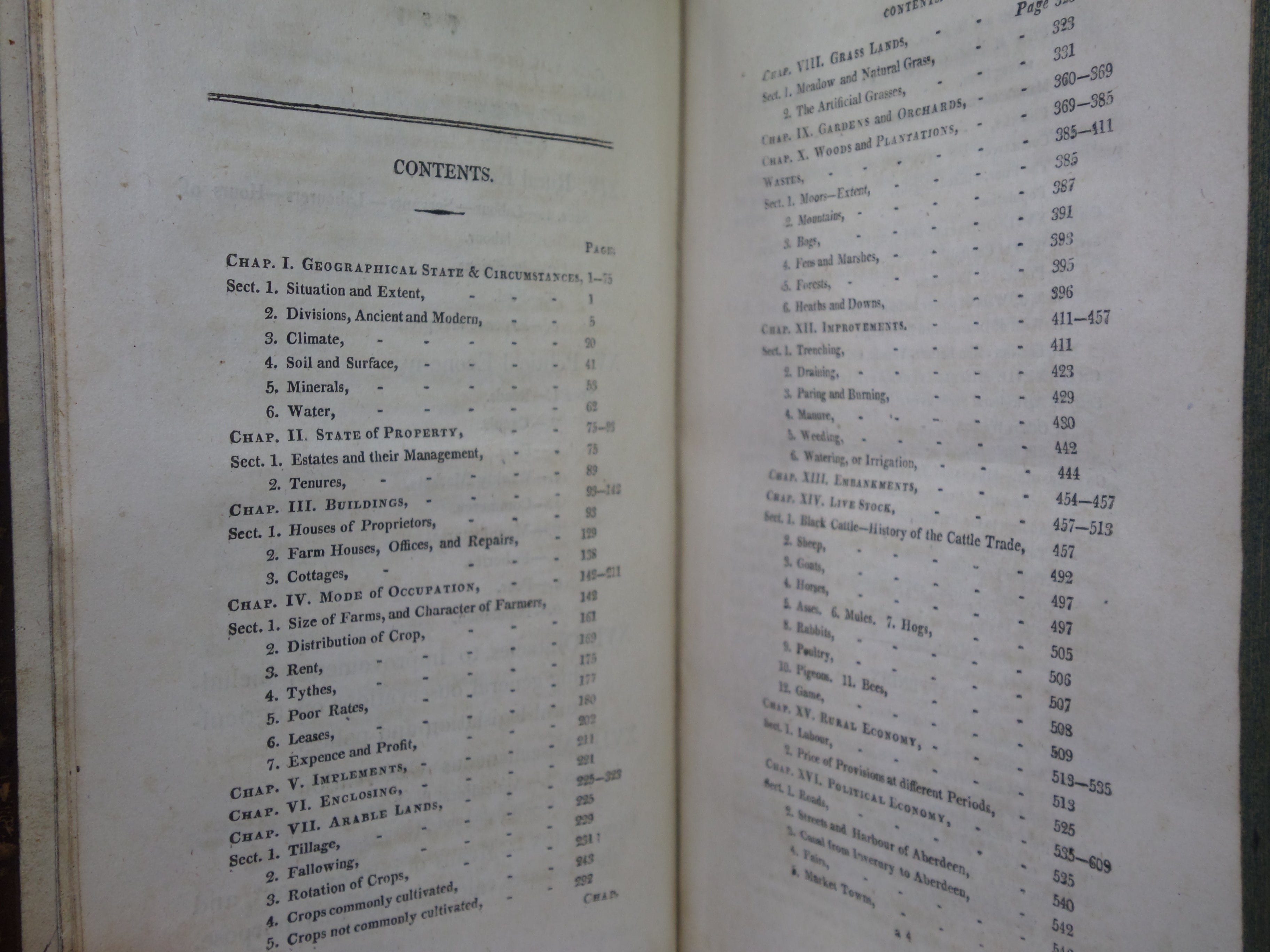 A GENERAL VIEW OF AGRICULTURE OF ABERDEENSHIRE BY GEORGE SKENE KEITH 1811 FIRST EDITION