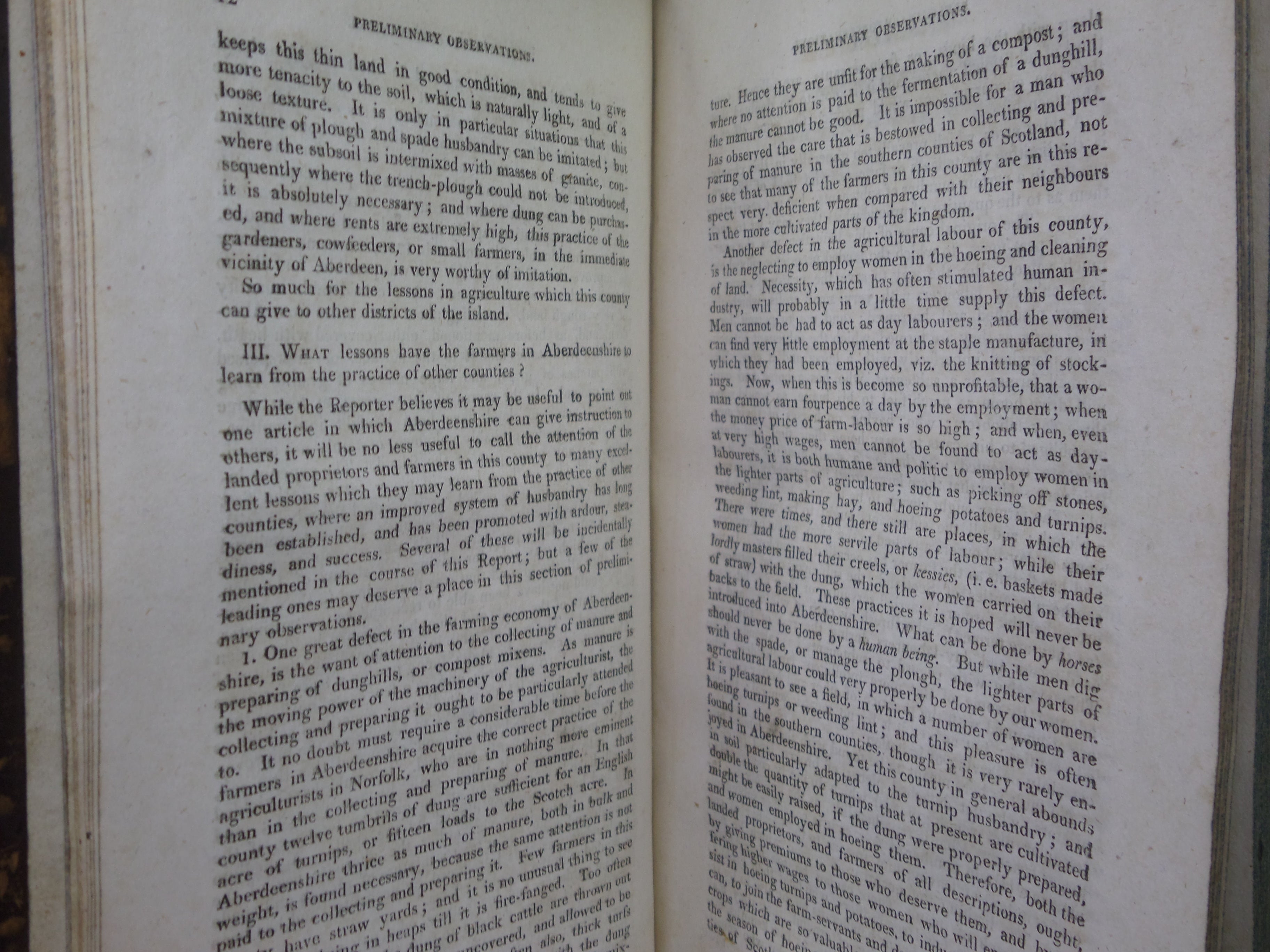 A GENERAL VIEW OF AGRICULTURE OF ABERDEENSHIRE BY GEORGE SKENE KEITH 1811 FIRST EDITION