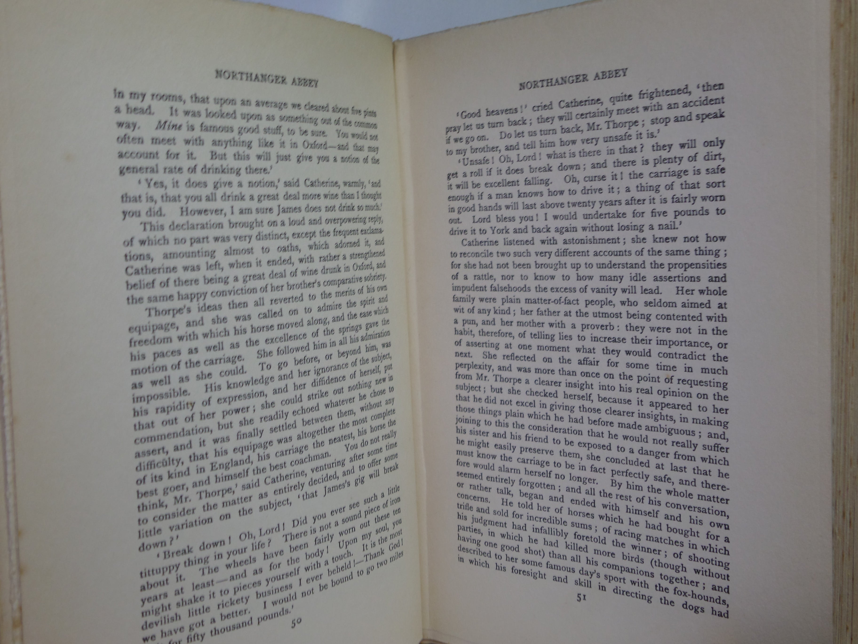 NORTHANGER ABBEY AND PERSUASION BY JANE AUSTEN 1906 HUGH THOMSON ILLUSTRATIONS