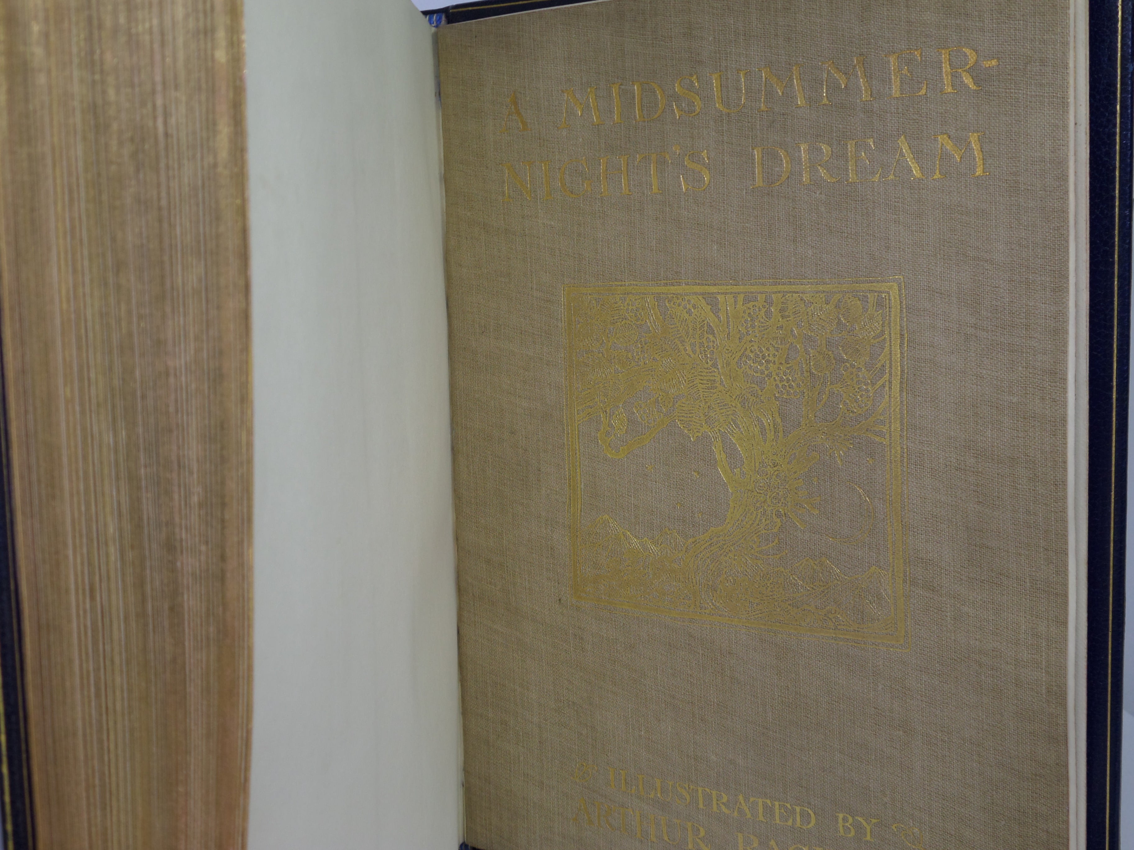 A MIDSUMMER-NIGHT'S DREAM 1908 SHAKESPEARE, BAYNTUN RIVIERE BINDING RACKHAM ILLS