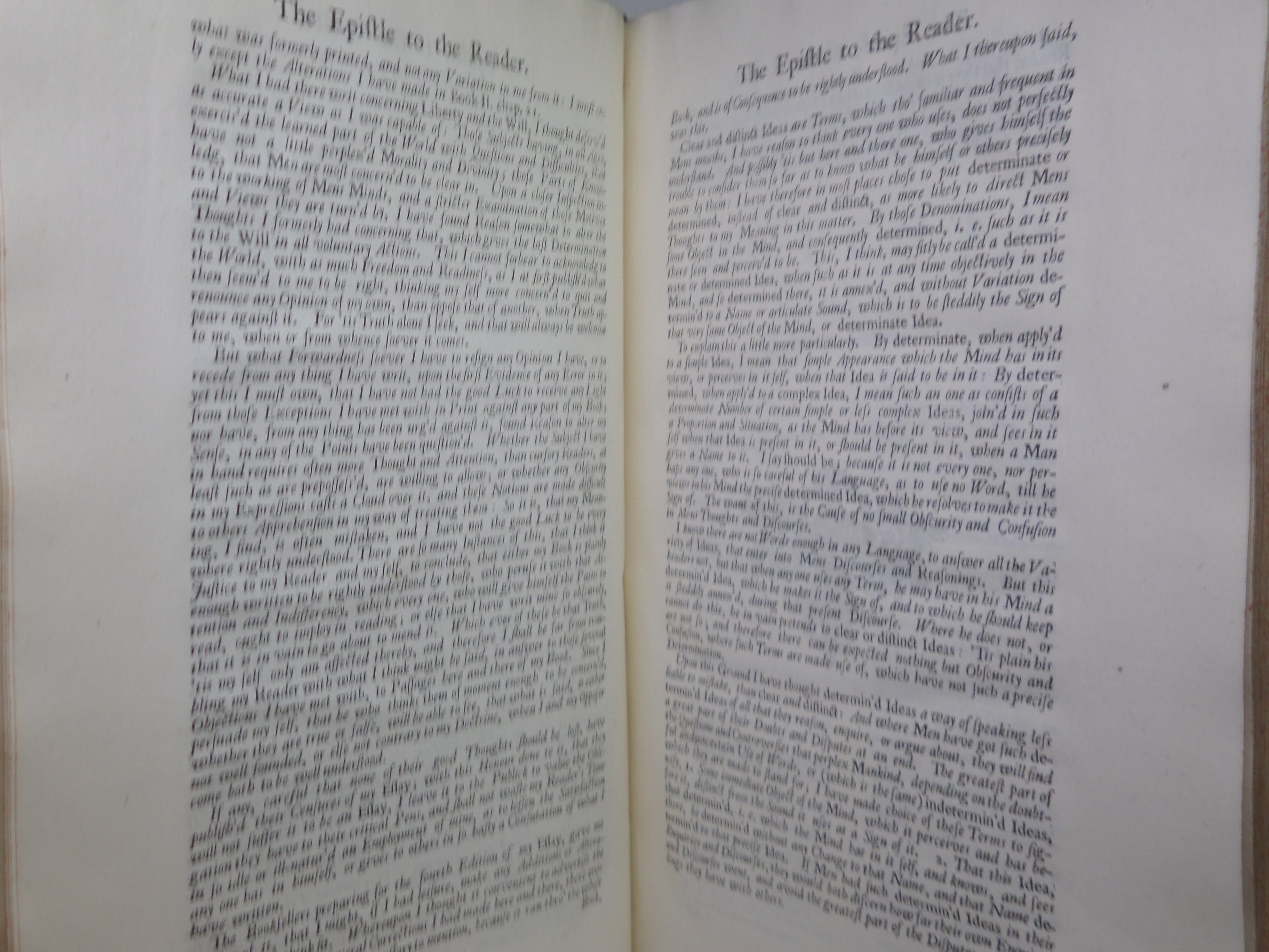 THE WORKS OF JOHN LOCKE 1722 SECOND EDITION IN THREE VOLUMES