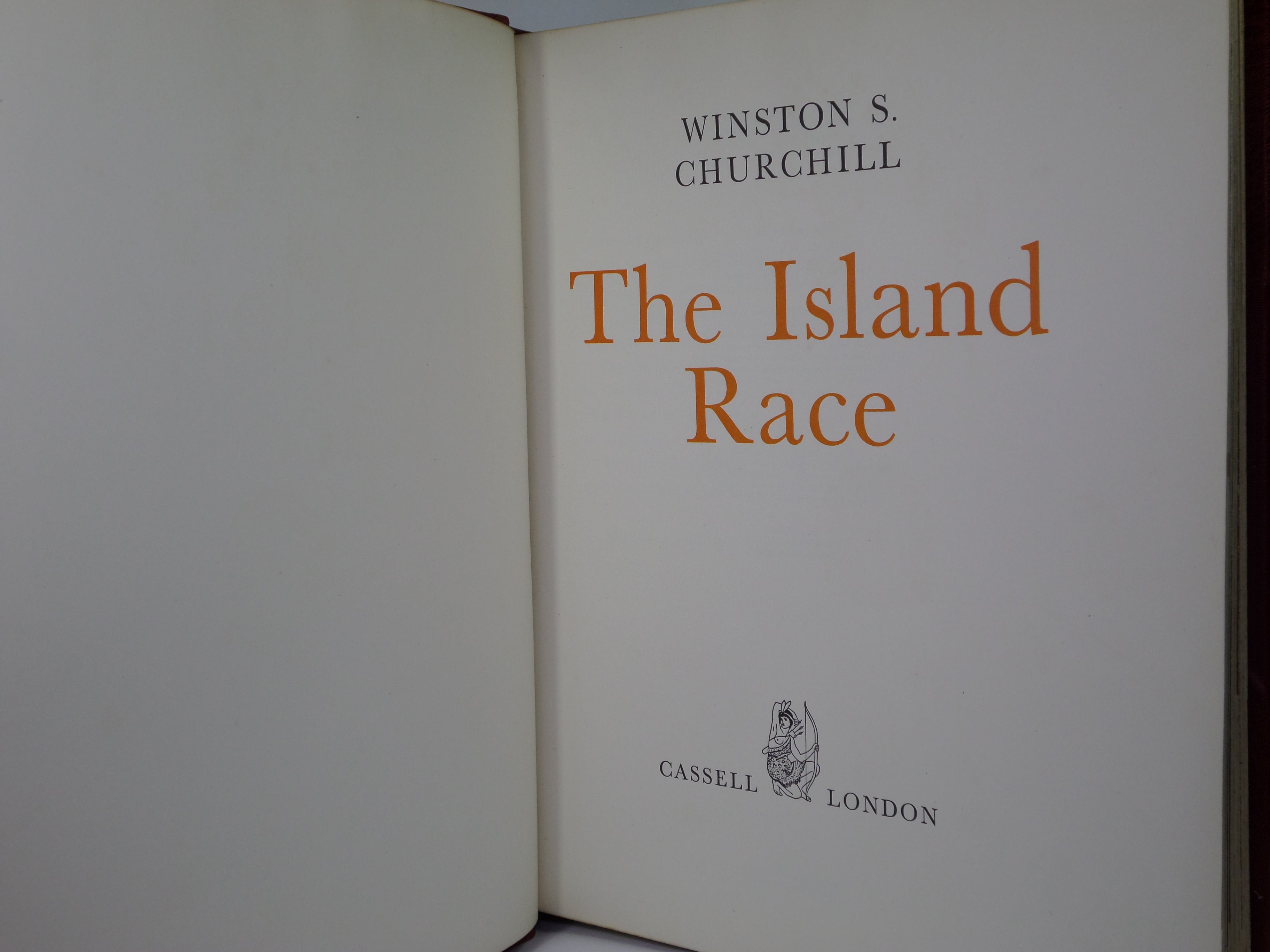 THE ISLAND RACE [THE HISTORY OF THE ENGLISH-SPEAKING PEOPLES, ABRIDGEMENT] BY WINSTON S. CHURCHILL 1964 FIRST EDITION