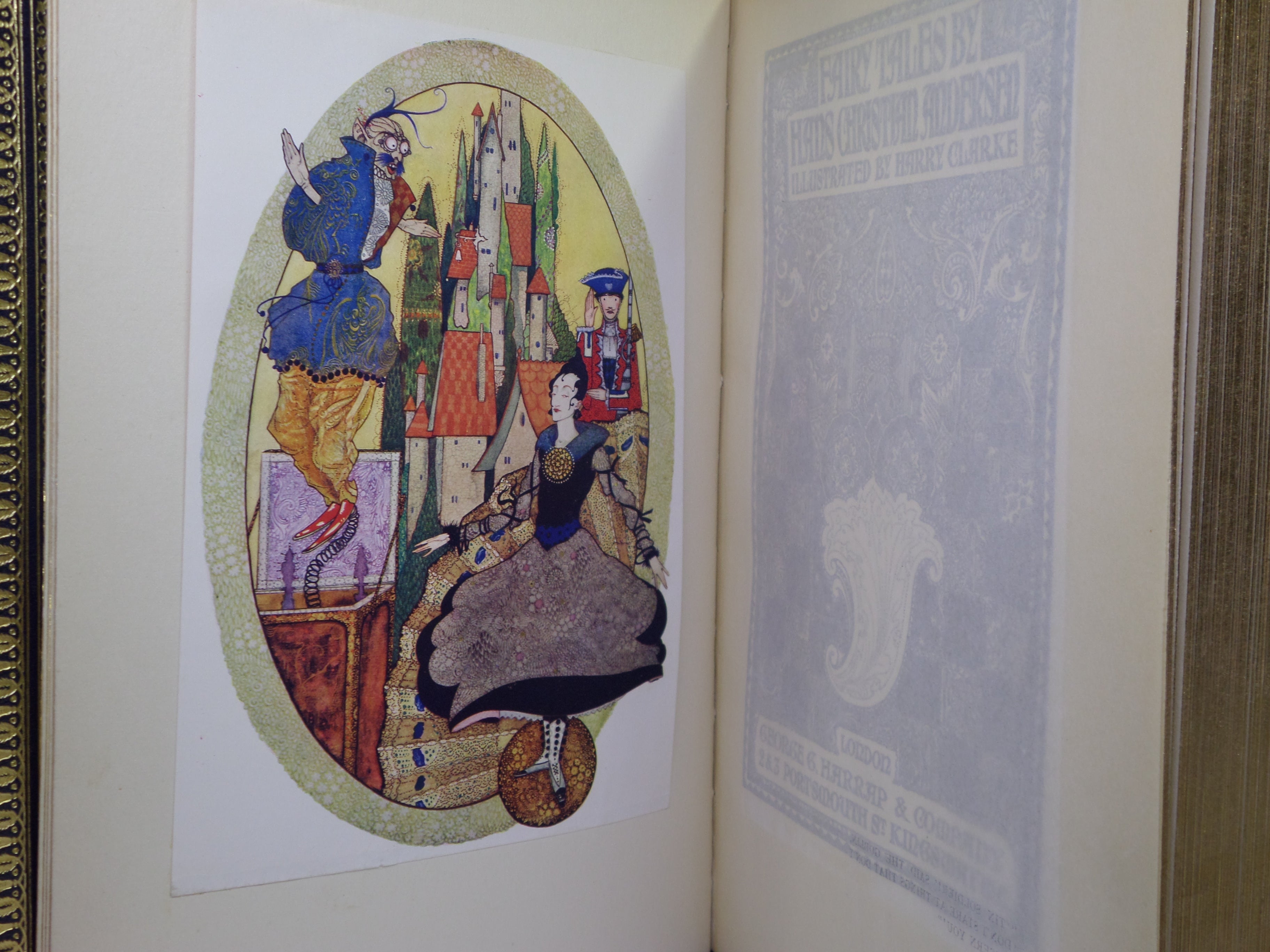 FAIRY TALES BY HANS CHRISTIAN ANDERSEN 1916 FINE BINDING, HARRY CLARKE ILLS.