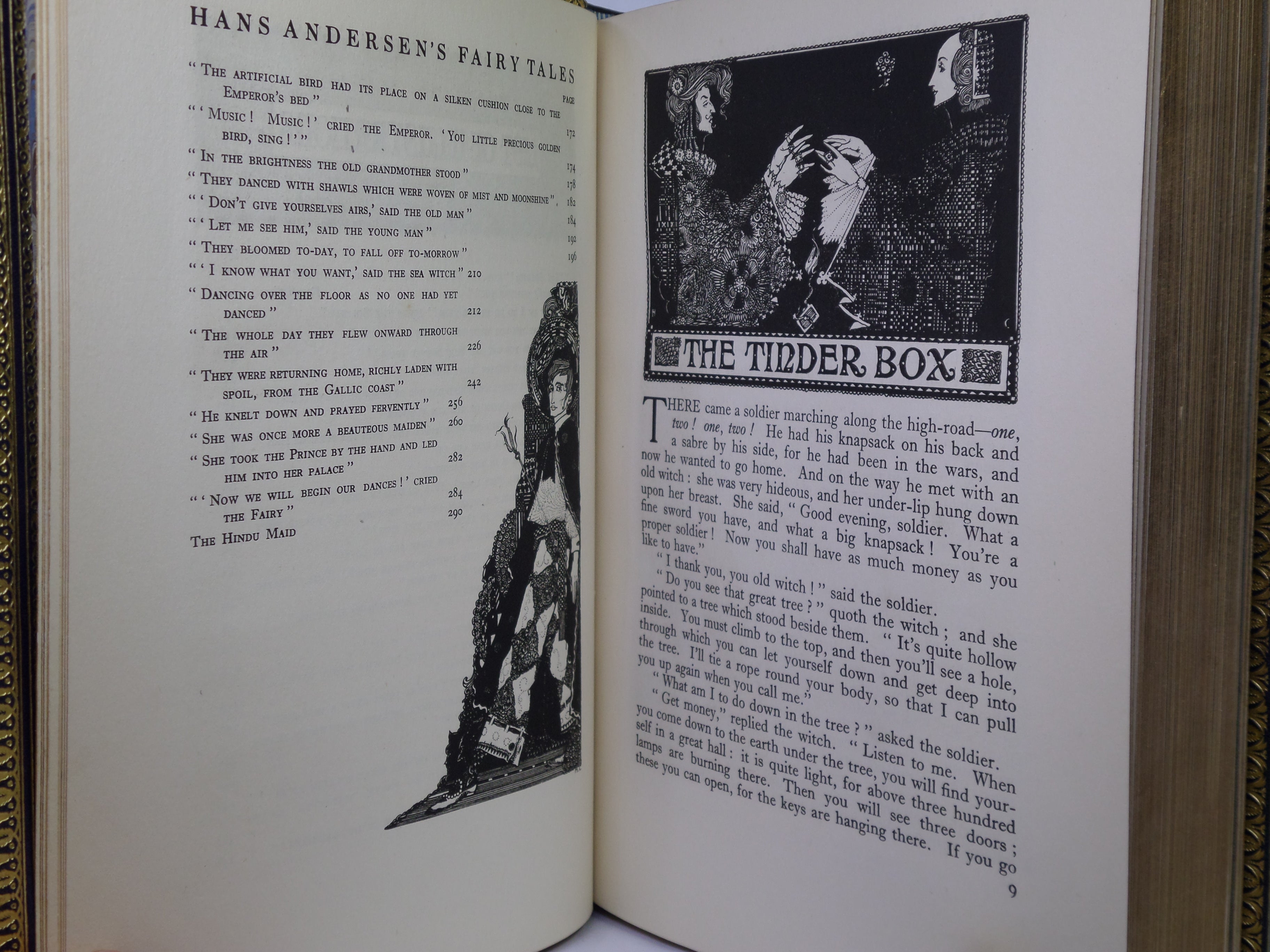 FAIRY TALES BY HANS CHRISTIAN ANDERSEN 1916 FINE BINDING, HARRY CLARKE ILLS.